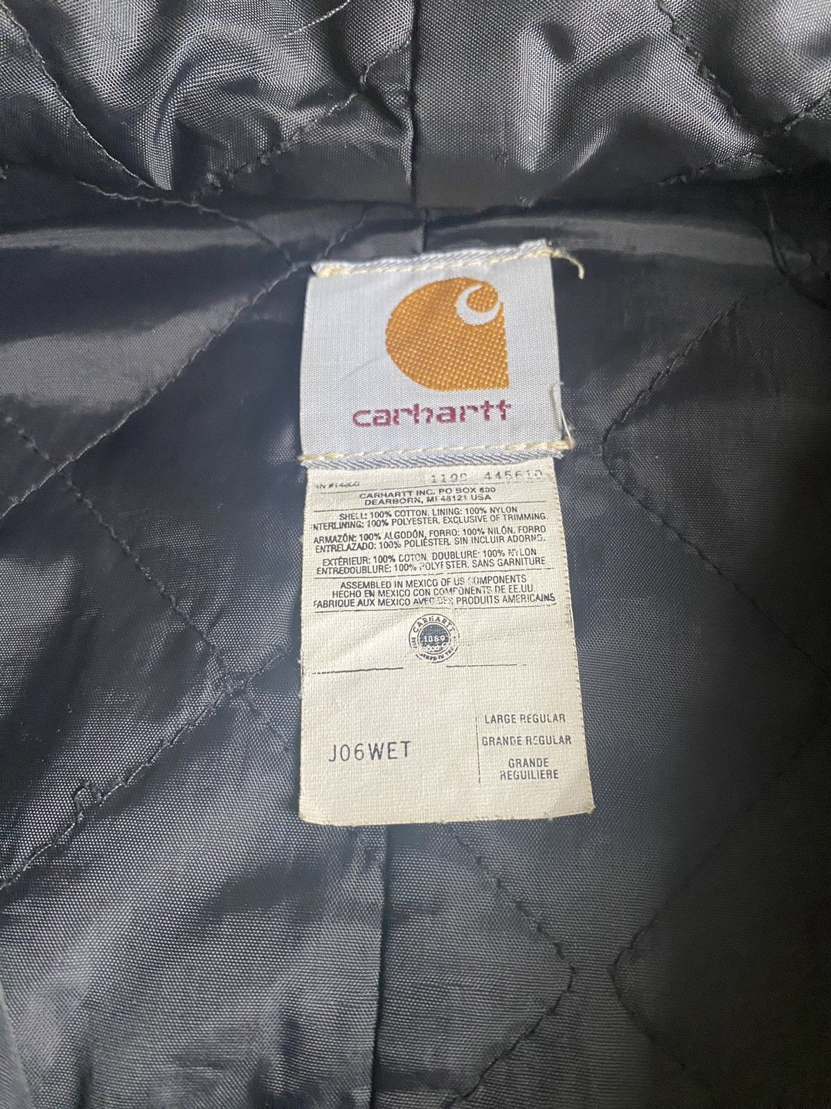 Carhartt Wip Vintage Carhartt J06WET Hooded Zip Up Jacket Size US S / EU 44-46 / 1 - 5 Thumbnail