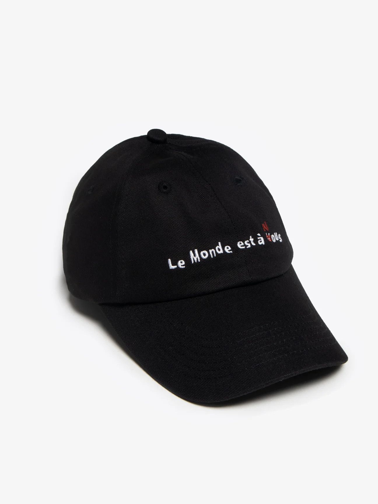 SCRT 💚 SCRT x La Haine Embroidered Cap Black NEW Size ONE SIZE - 2 Thumbnail