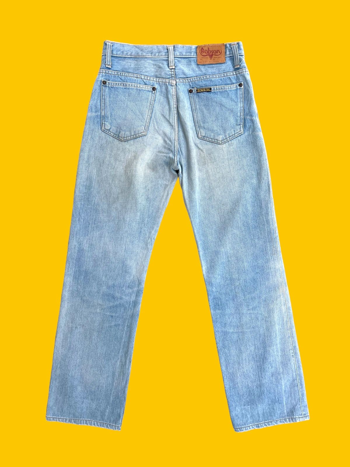 Jean 🔥 Bobson Light Blue Distressed Rusty Denim W29 🔥 Size US 29 - 6 Thumbnail