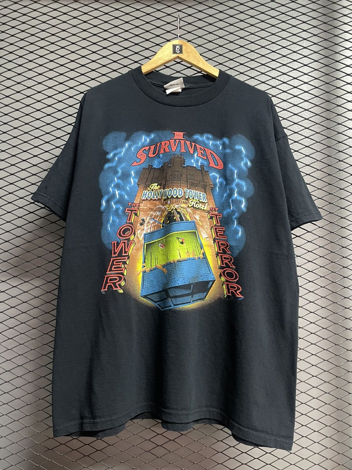 トップス 90s DISNEY \"Tower of Terror\" vintage T Vintage Tower of Terror T-shirt 90s Disney Disneyland Disney World