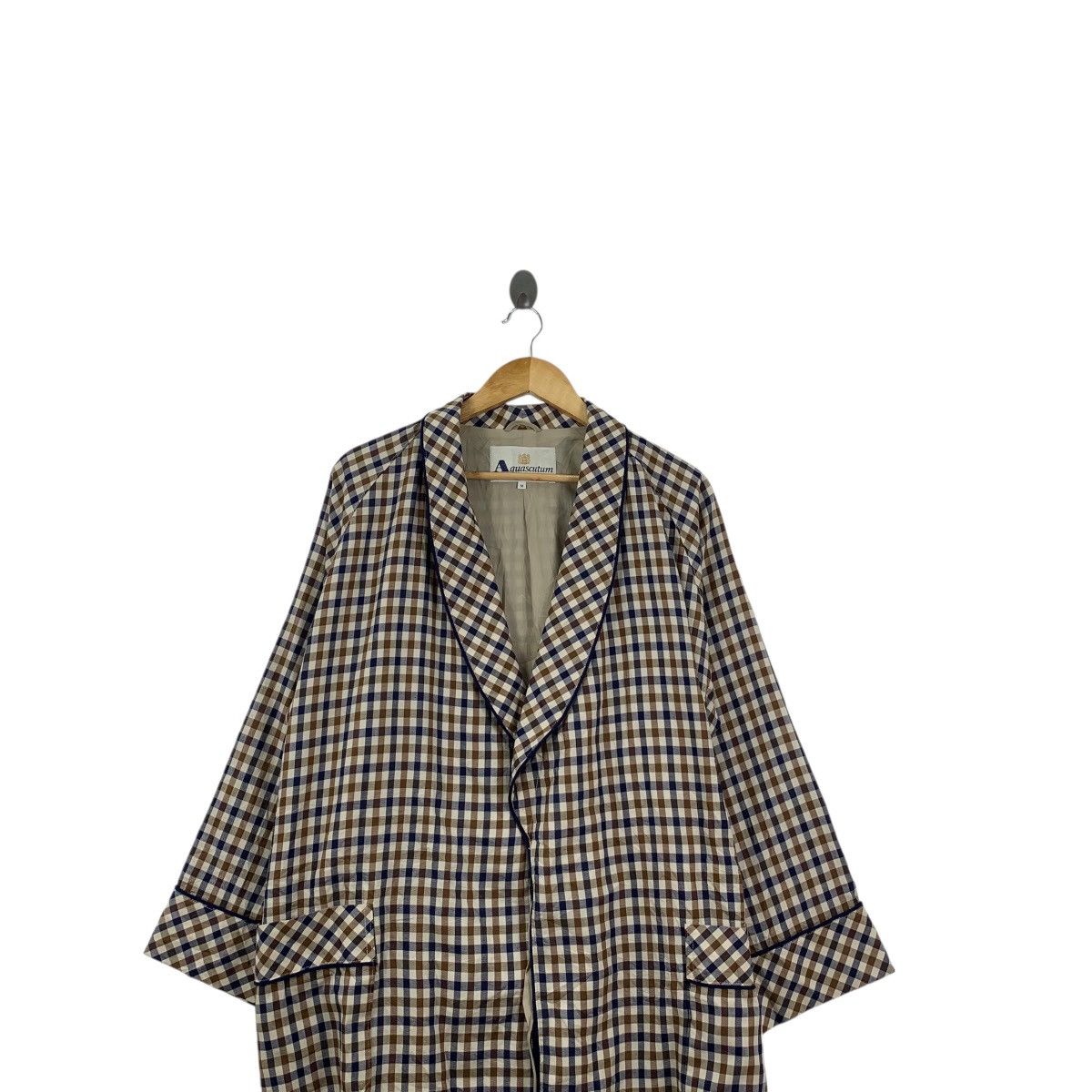 Aquascutum Vintage AQUASCUTUM LONDON Nova Checks Plaids Trench Coat Size M / US 6-8 / IT 42-44 - 2 Thumbnail