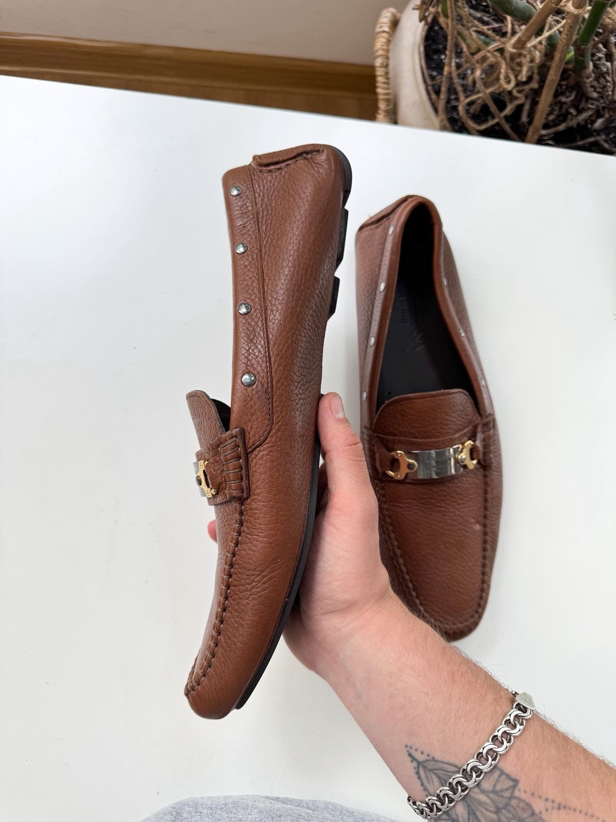 Dolce & Gabbana Dolce & Gabbana leather loafers shoes size 46(30cm) Size US 12.5 / EU 45-46 - 8 Thumbnail