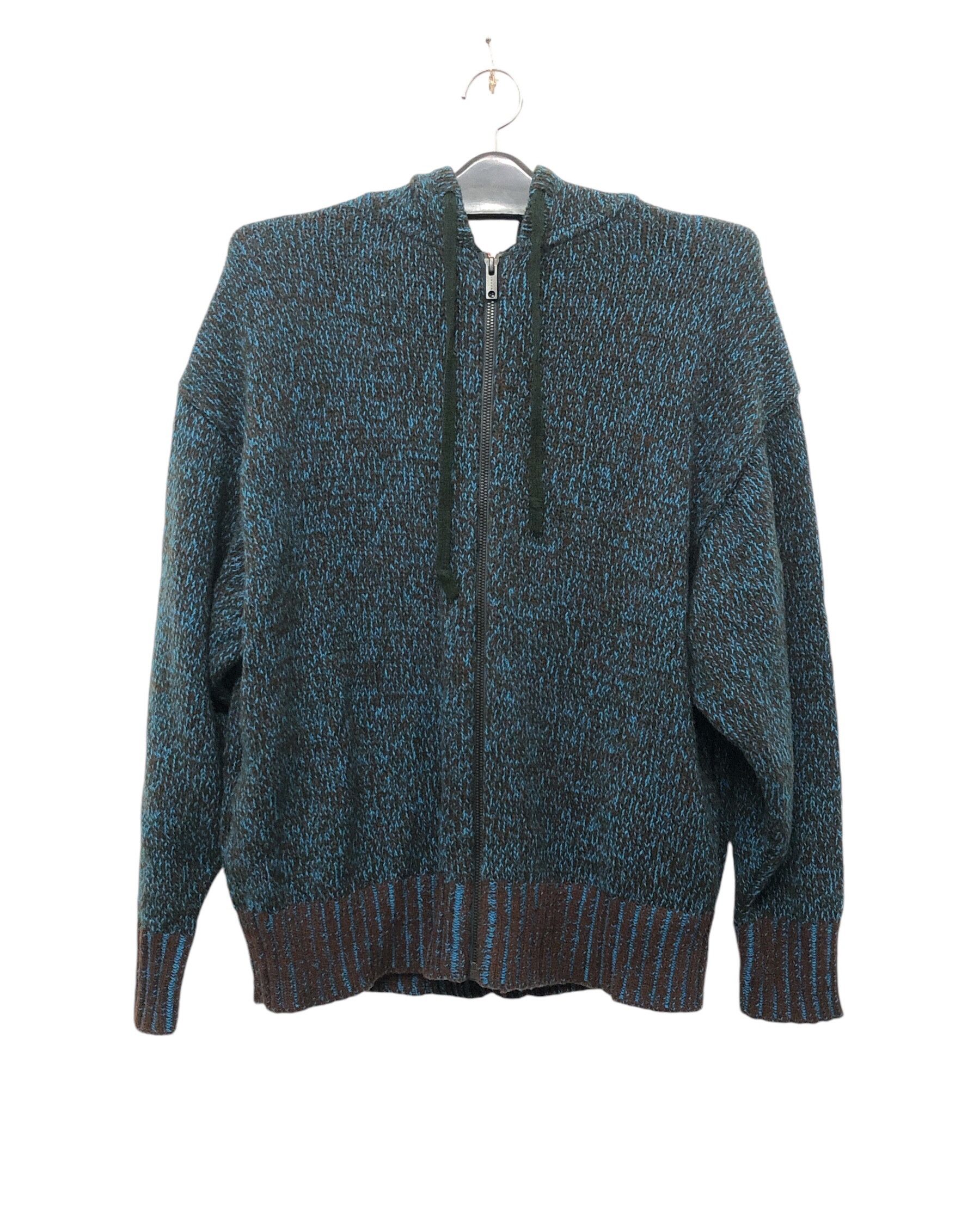 Marni × Uniqlo MARNI x UNIQLO Bi-Color Knitted Hoodie Size US M / EU 48-50 / 2 - 1 Thumbnail