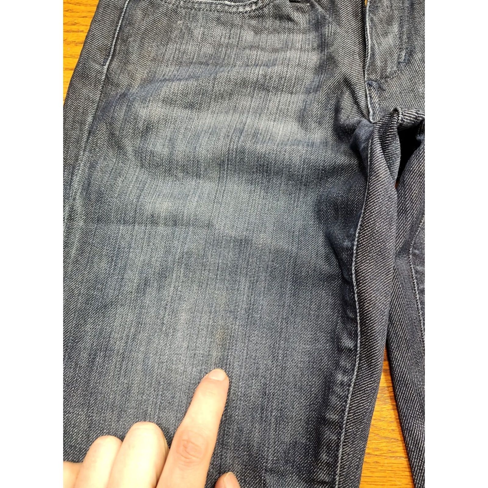 Vintage Joe's Jeans Bootcut Jeans Mens 27x32 Denim Dark Blue Inseam 32 Tag 27 Waist Blue Cotton Blend 5-Pocket Designer dress? Size US 27 - 5 Thumbnail