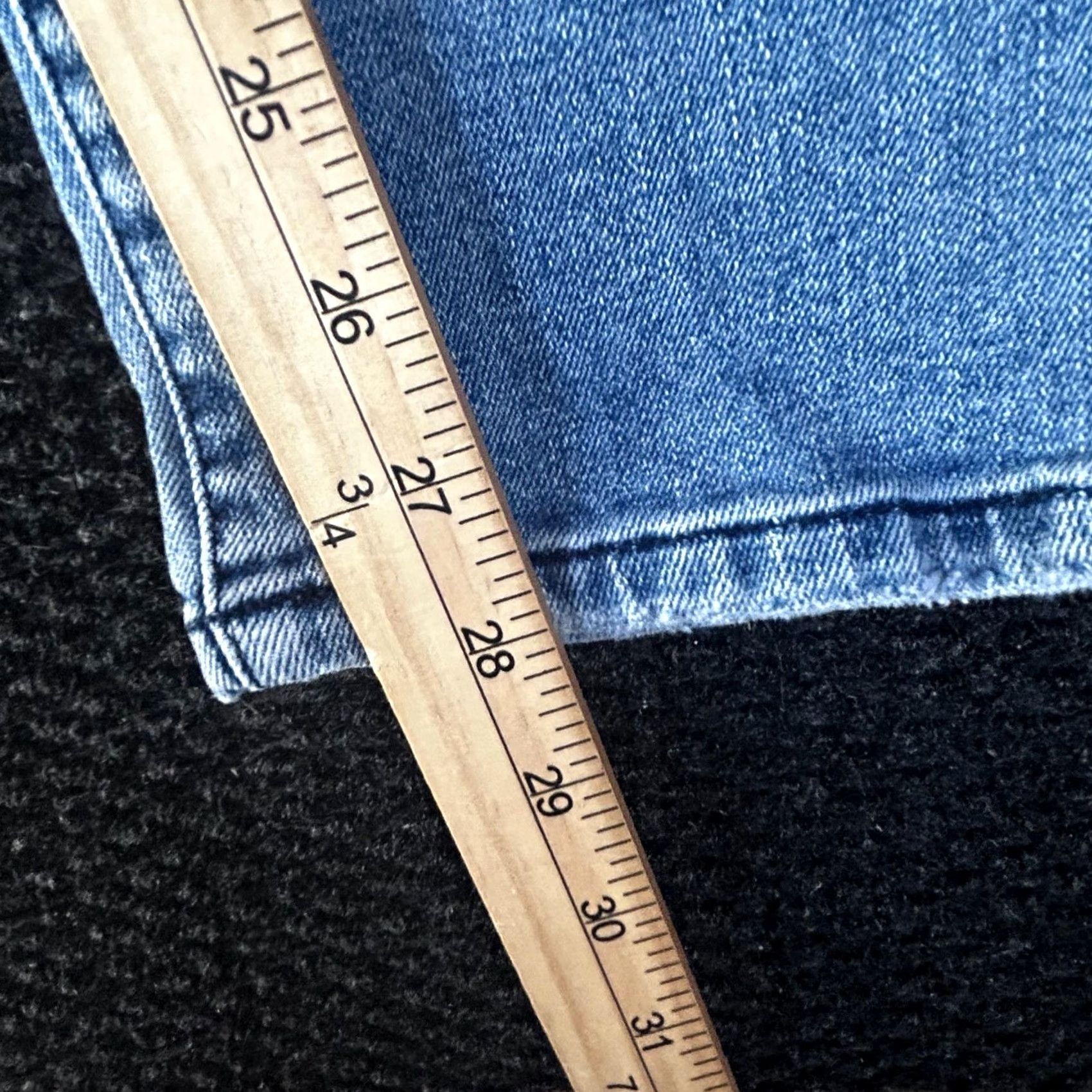 Vintage Joe's Jeans The OG Cara Women's Light Wash Straight Leg High Rise Jeans 32x28 Size 24" / US 00 / IT 34 - 7 Thumbnail
