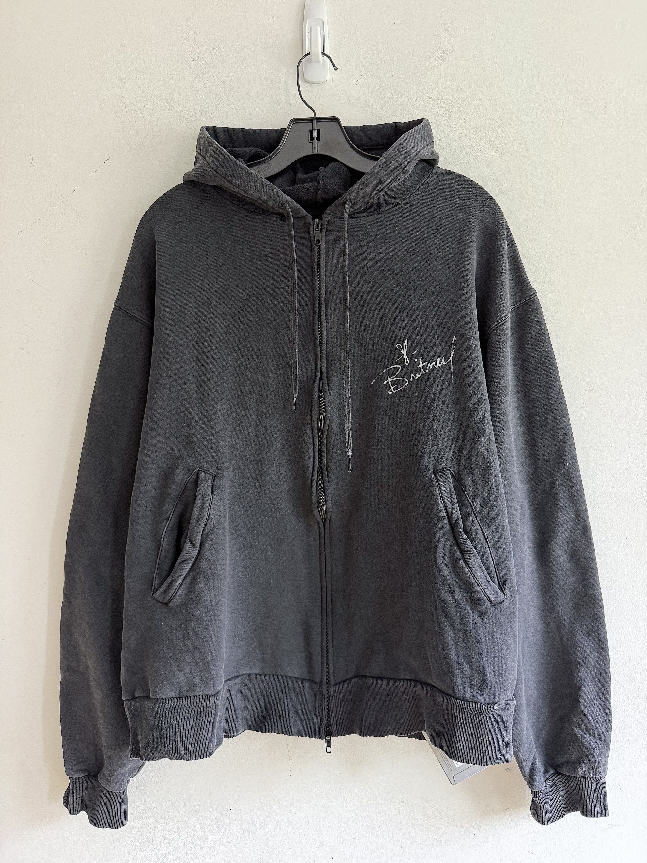 Balenciaga Summer 23 Mud Show Paris Zip Up Hoodie (M) | Grailed