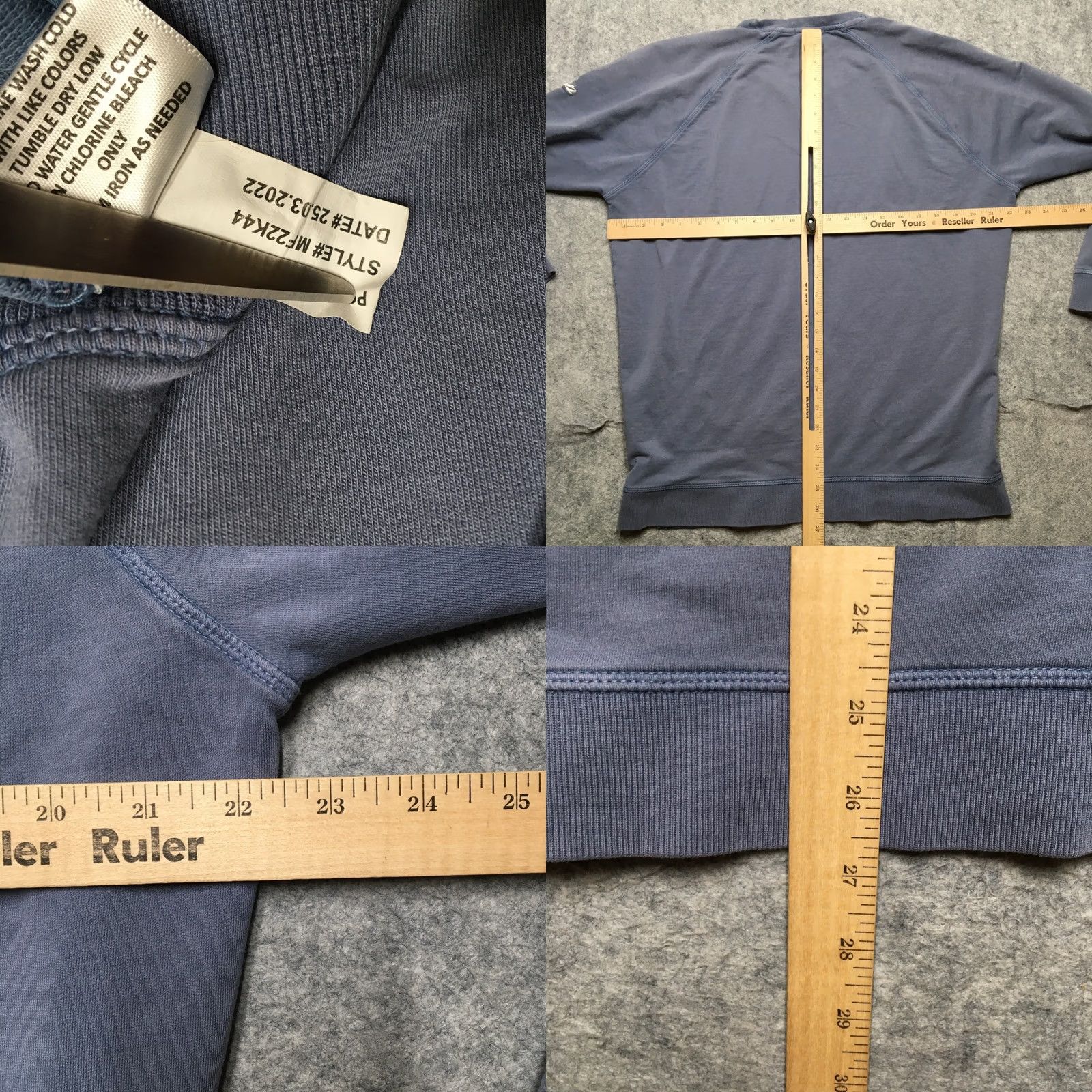 Peter Millar Peter Millar Crown Lava Wash Crew Mens L Blue Pullover Performance Golf The Slap Size US L / EU 52-54 / 3 - 8 Thumbnail