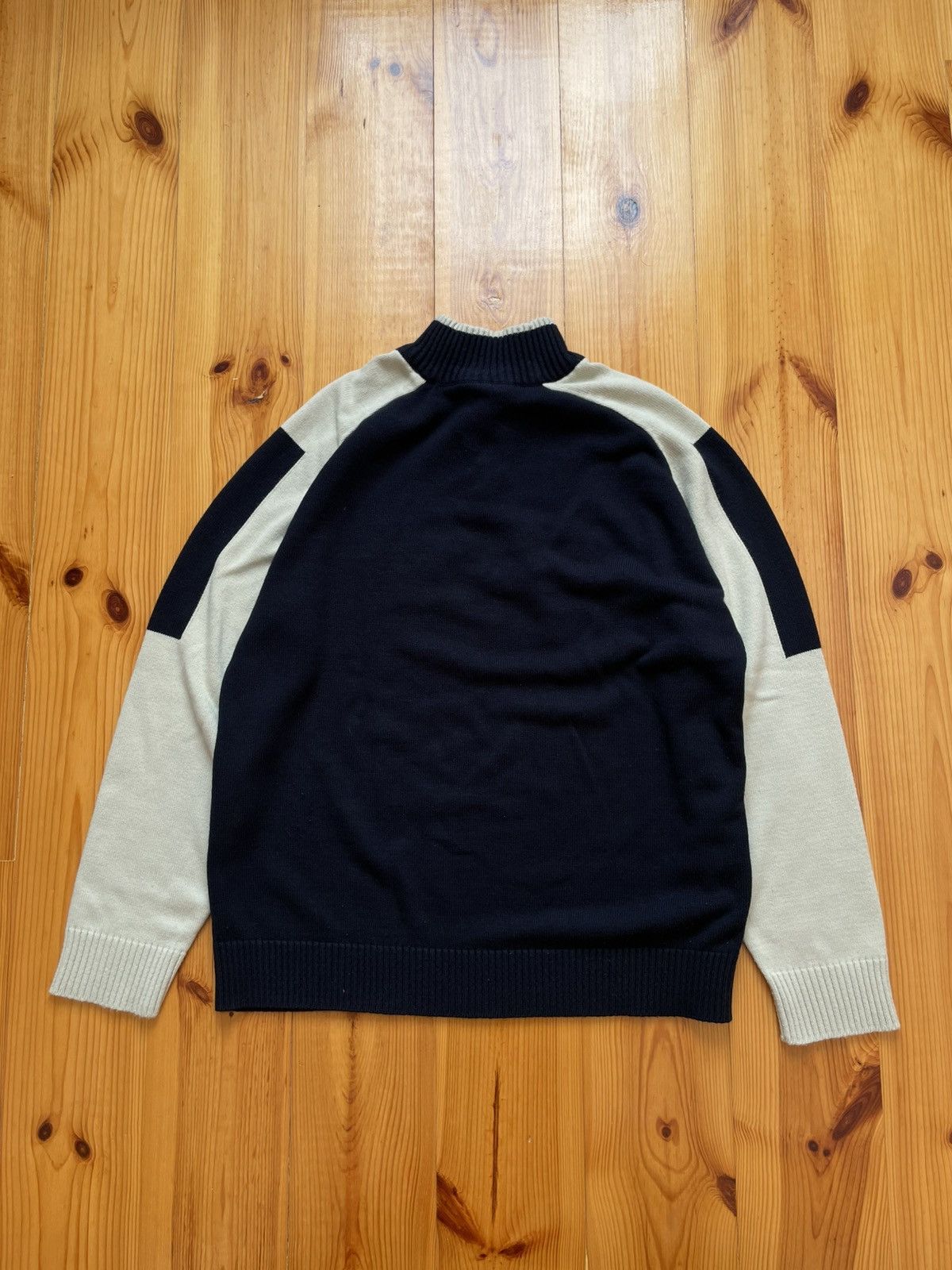 Diesel VINTAGE DIESEL BIG LOGO AVANT GARDE Y2K 1/4 ZIP UP SWEATER Size US XL / EU 56 / 4 - 11 Thumbnail