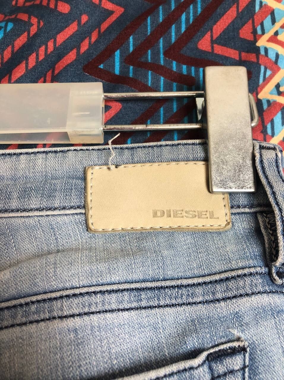 Diesel × Vintage Vintage Y2K Diesel Low Rise Slim Pants Washed Denim Jeans Size 28" / US 6 / IT 42 - 5 Thumbnail
