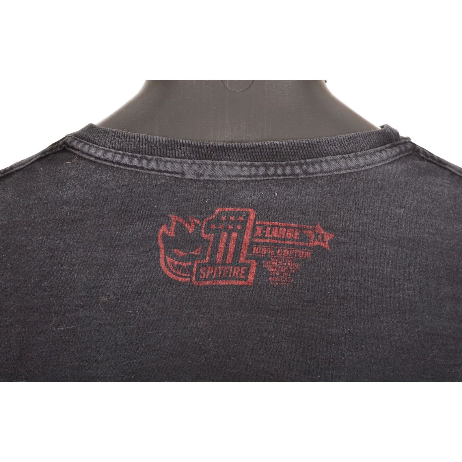 Spitfire Spitfire Tripper SS T-Shirt Mens XL Black Made in USA Big Logo USA Shirt Size XL Size US XL / EU 56 / 4 - 6 Thumbnail
