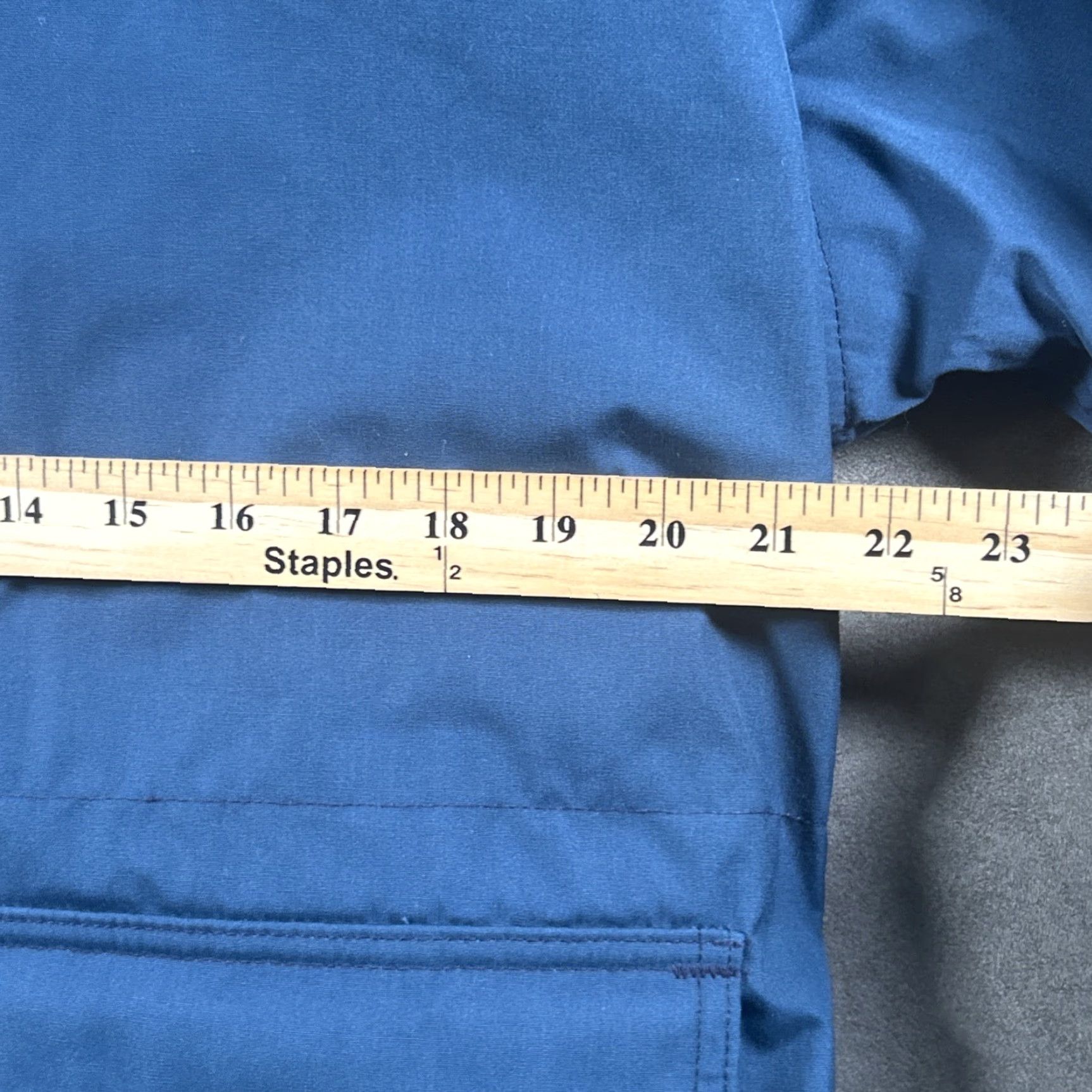 Vintage VINTAGE Woolrich Parka Jacket Mens L Blue Wool Lined 80s USA Made Woolrich Parka Woolrich Chore Jacket Size US L / EU 52-54 / 3 - 7 Thumbnail