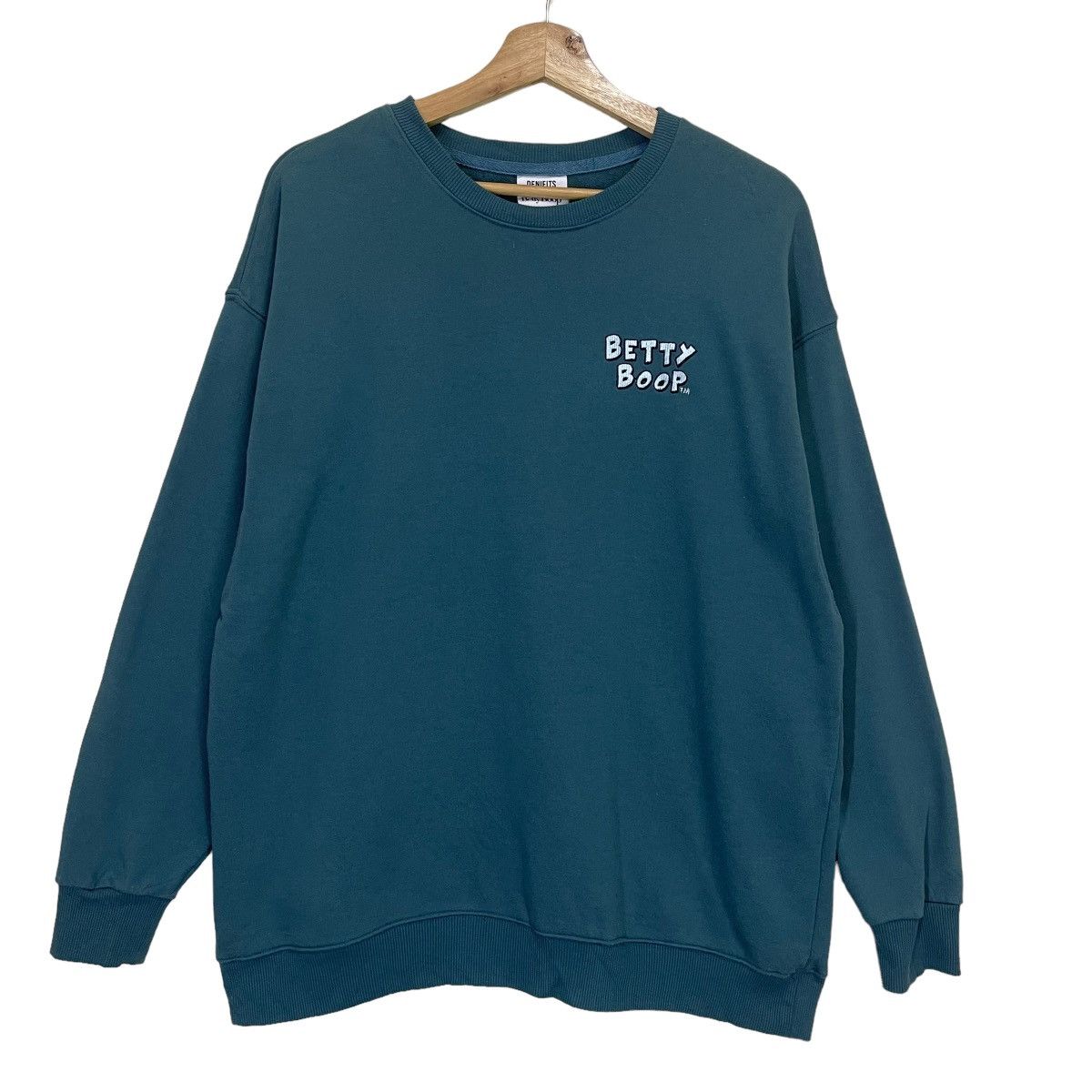 Cartoon Network Betty Boop x Denifits Big Logo Crewneck Sweatshirt Size US M / EU 48-50 / 2 - 6 Thumbnail