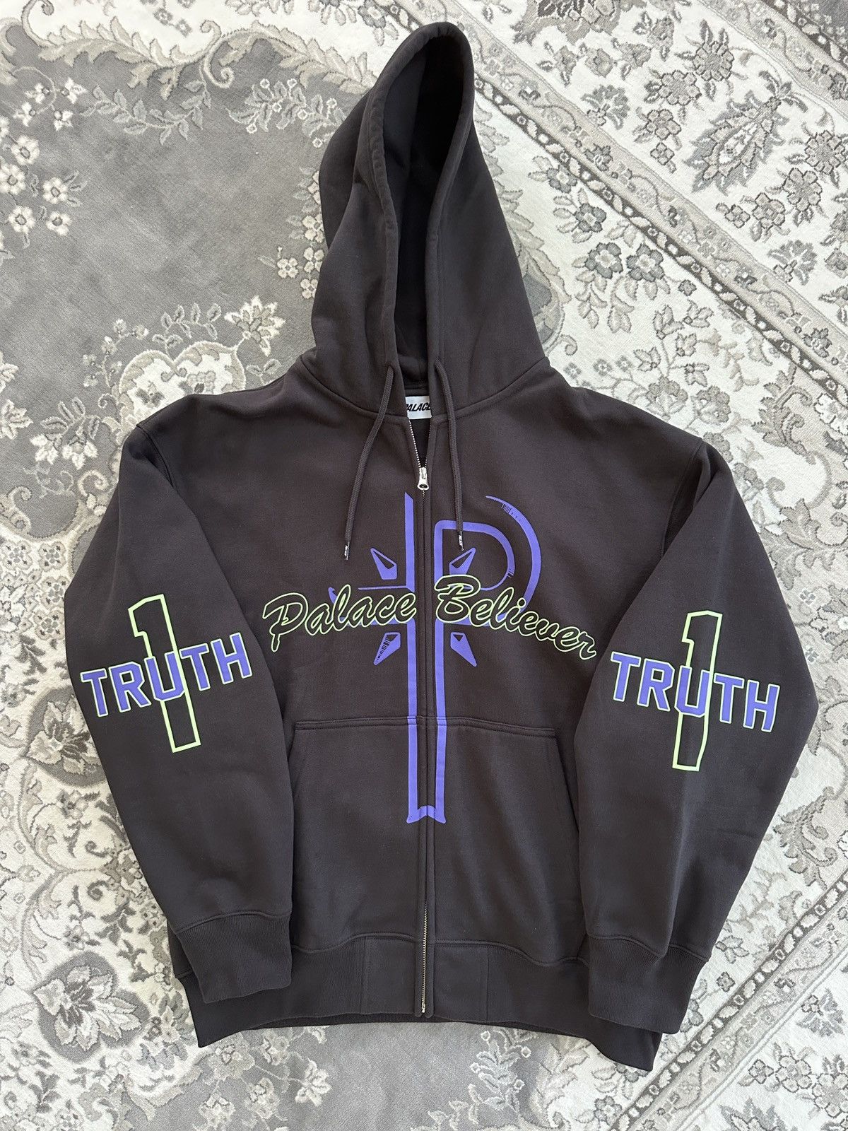 Palace Palace x death note misa zip up hooded sweatshirt fox