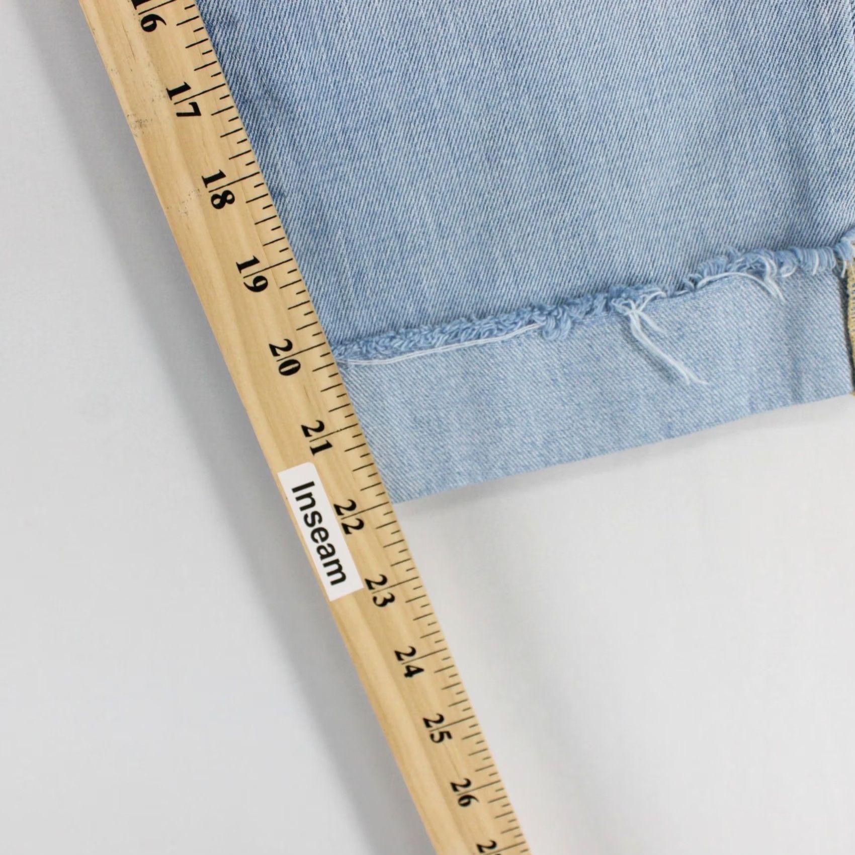 L'AGENCE L'Agence Maribel Jeans Womens 27 Blue High Rise Straight Cropped Raw Hem Denim 100% Cotton Leather? Size 27" / US 4 / IT 40 - 7 Thumbnail