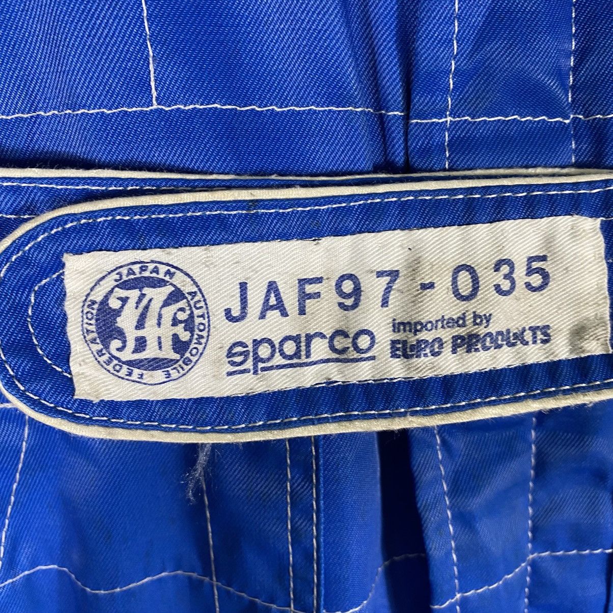 Japanese Brand Vintage Sparco R513 Racing Team Race For Win Blue Mens Suit Size US M / EU 48-50 / 2 - 12 Thumbnail
