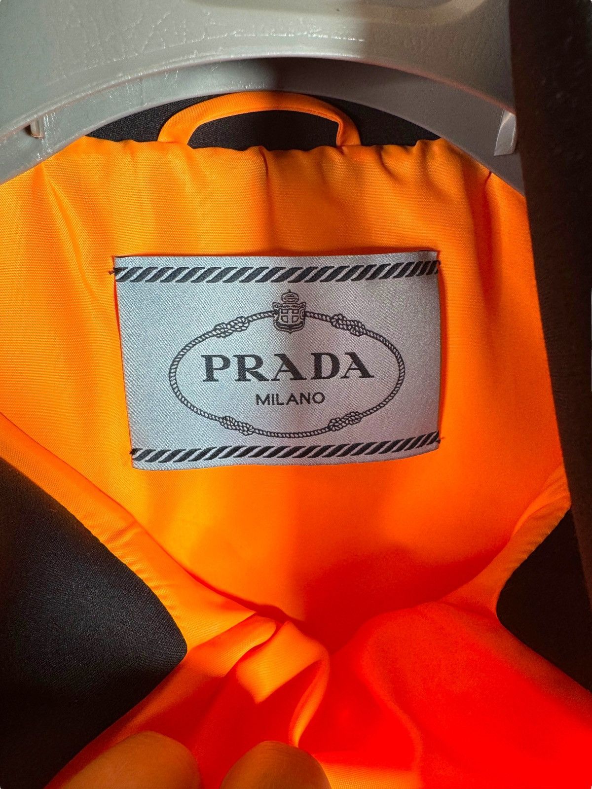 Prada Prada Women’s Orange Puffer Vest – Size IT 38 Fits L/XL Size US S / EU 44-46 / 1 - 15 Thumbnail