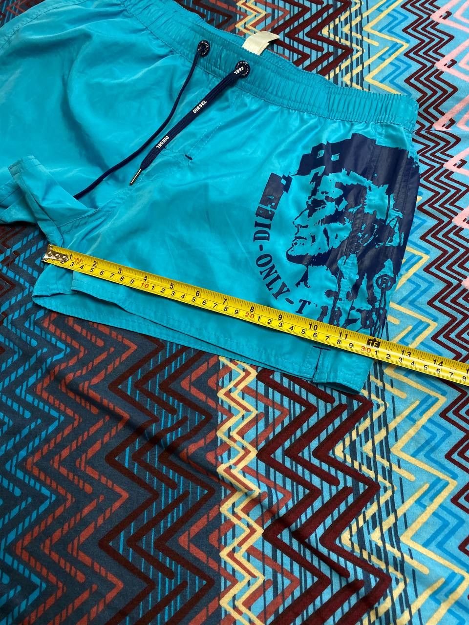 Diesel × Vintage Vintage Diesel Nylon shorts Swim Big Logo Oldmoney Size US 34 / EU 50 - 11 Thumbnail