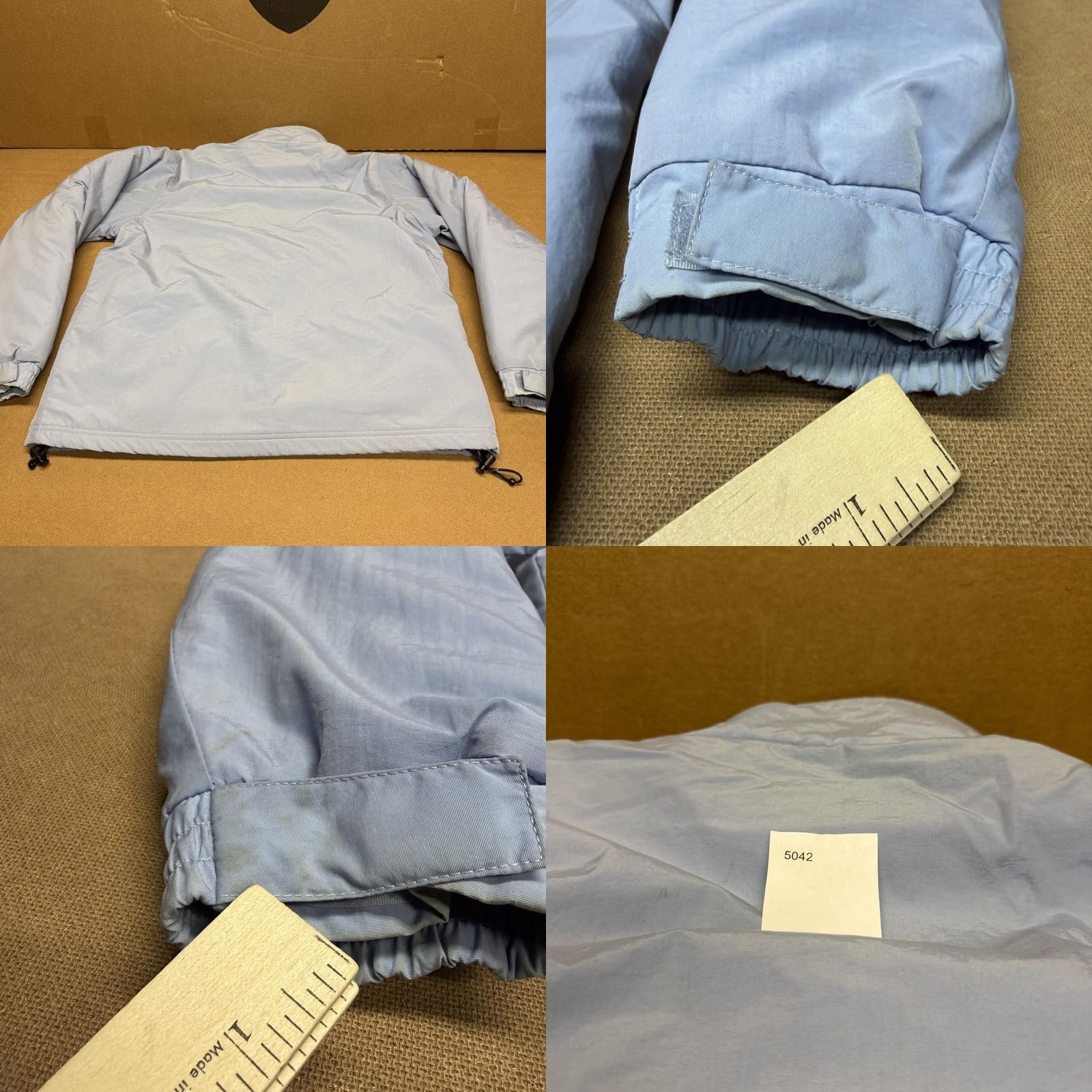Vintage Cabela'S 10,000 Ft Insulation Jacket Mens Medium Blue Fleece Lined Nylon Coat Windbreaker Size US M / EU 48-50 / 2 - 9 Thumbnail