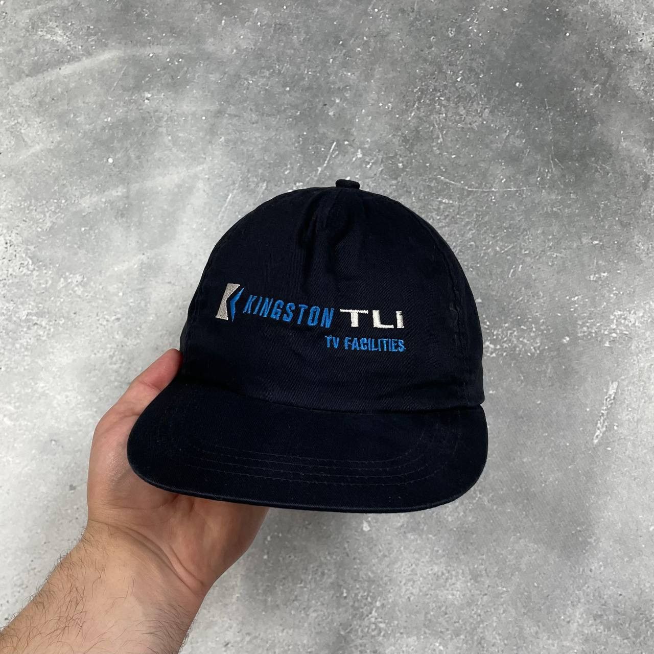 Vintage Vintage Kingston TLI TV Facilities Cap Black Size OS Size ONE SIZE - 2 Thumbnail