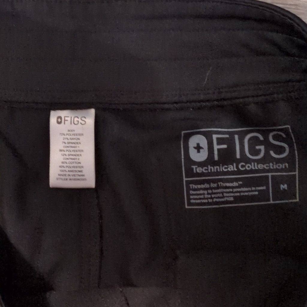 Other Figs Black Jogger Pants Size Medium Size 32" / US 10 / IT 46 - 4 Thumbnail