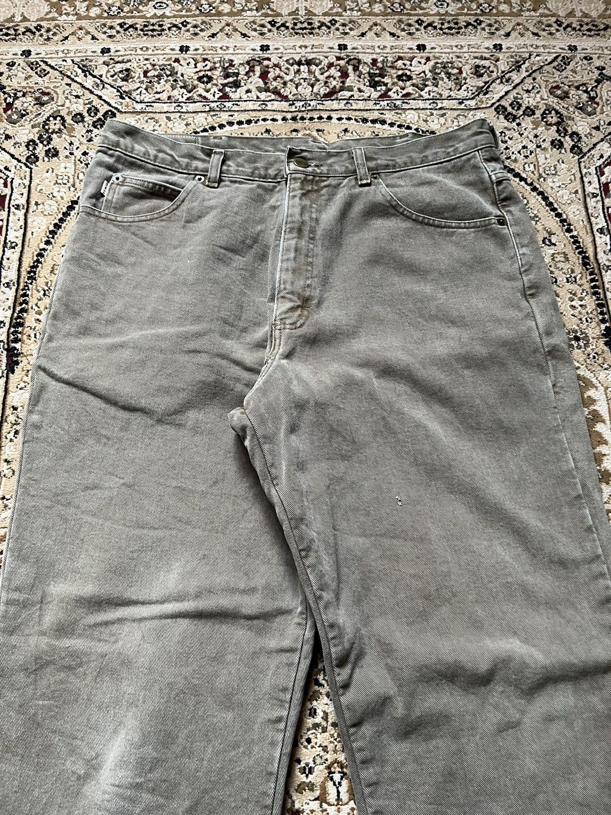 L.L. Bean × Vintage LL Bean Jeans Khaki Plaid Flanel Size US 34 / EU 50 - 9 Thumbnail