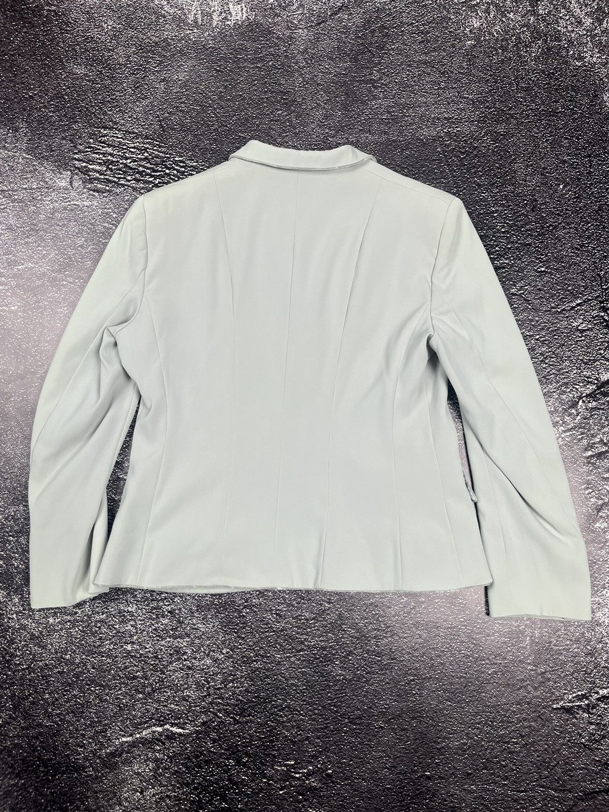 Moschino Vintage Moschino Cheap And Chic Single Breasted Grey Blazer Size XL / US 12-14 / IT 48-50 - 8 Thumbnail
