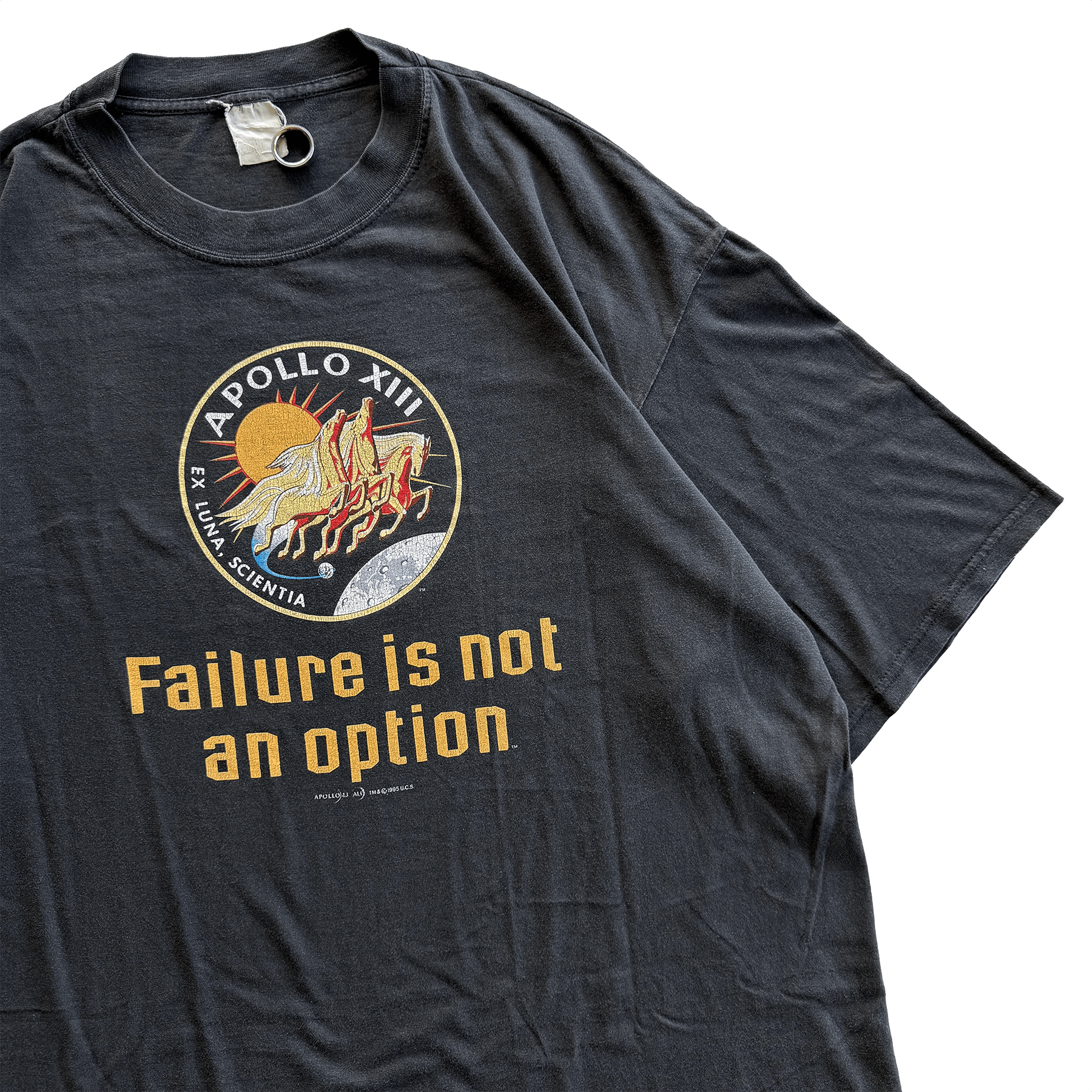 Vintage 1995 Vintage Apollo 13 "Failure Is Not An Option" Tee Size US XL / EU 56 / 4 - 3 Thumbnail