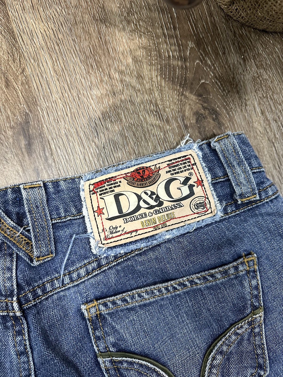 Dolce & Gabbana × Vintage Vintage Dolce&Gabbana Jeans Y2K Size 27" / US 4 / IT 40 - 5 Thumbnail