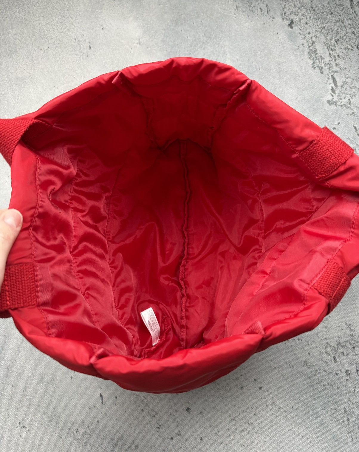 Jean Paul Gaultier Jean Paul Gaultier Red Padded Tote Bag Rare Puffer Shopper Size ONE SIZE - 9 Thumbnail