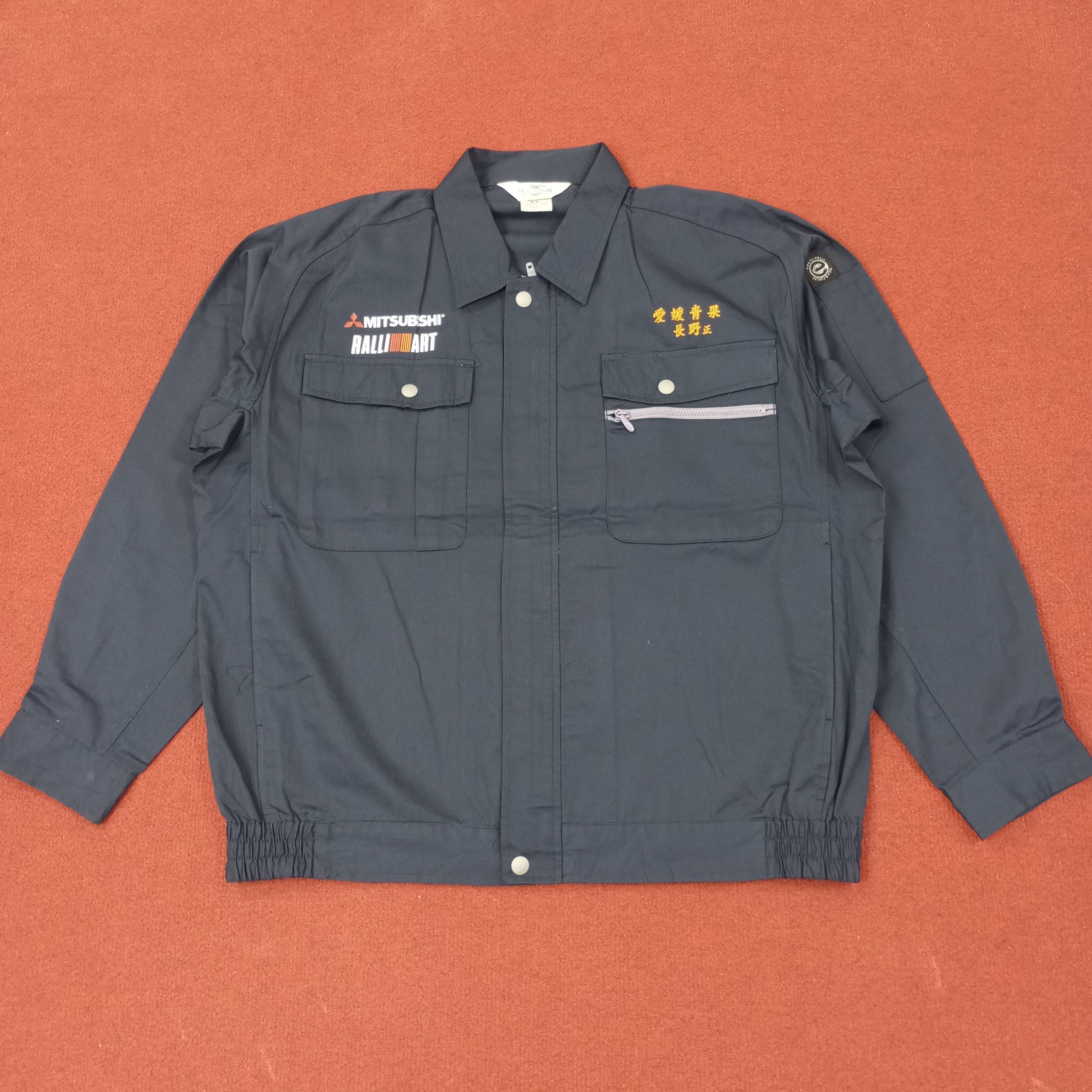 Vintage Mitsubishi Ralli Art Motorsports Custom Jacket c243n16 Size US XL / EU 56 / 4 - 3 Thumbnail