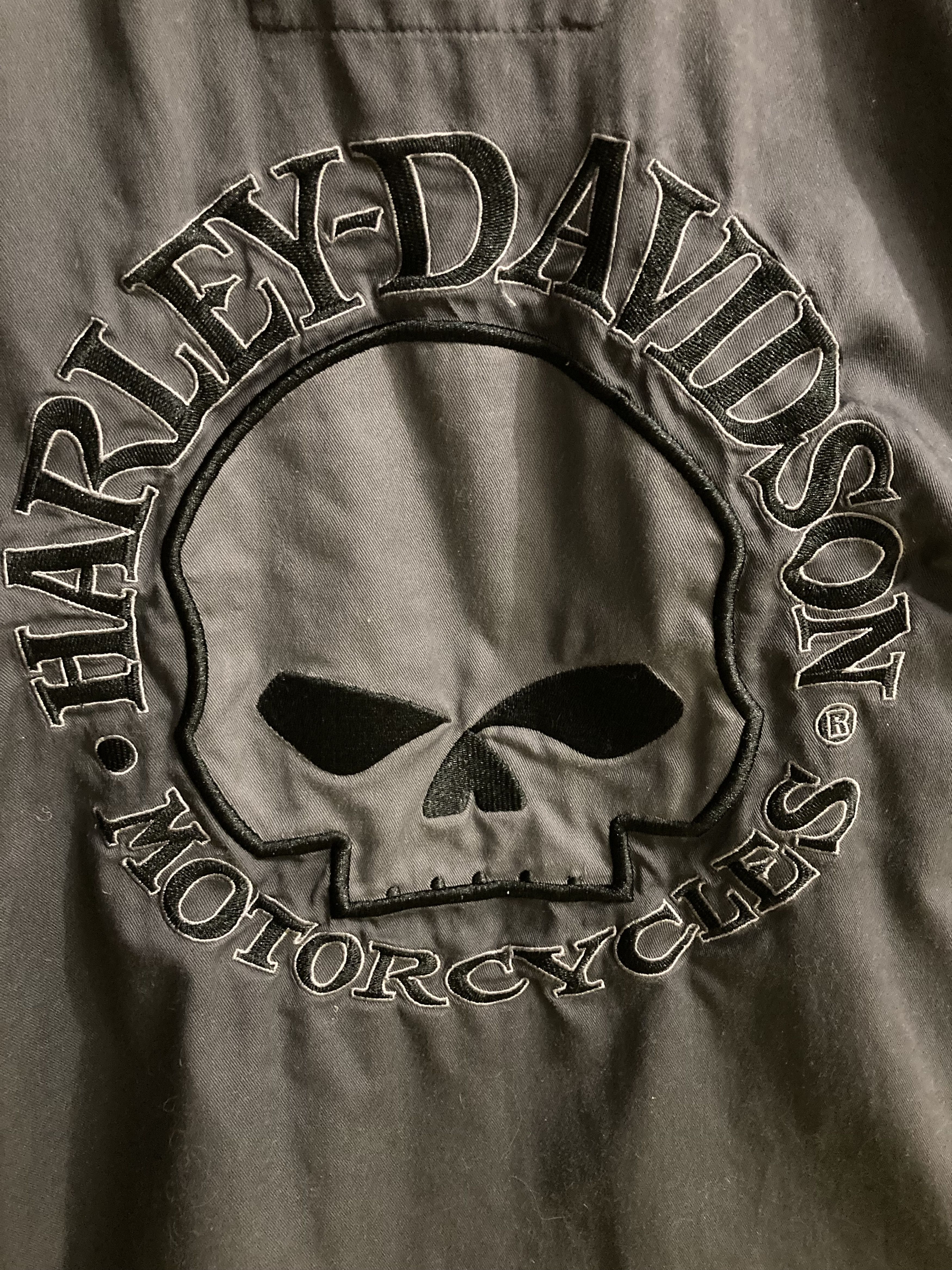 Harley Davidson Harley Davidson Skull 2012 Shirt embroidered Big logo Size US XL / EU 56 / 4 - 9 Thumbnail