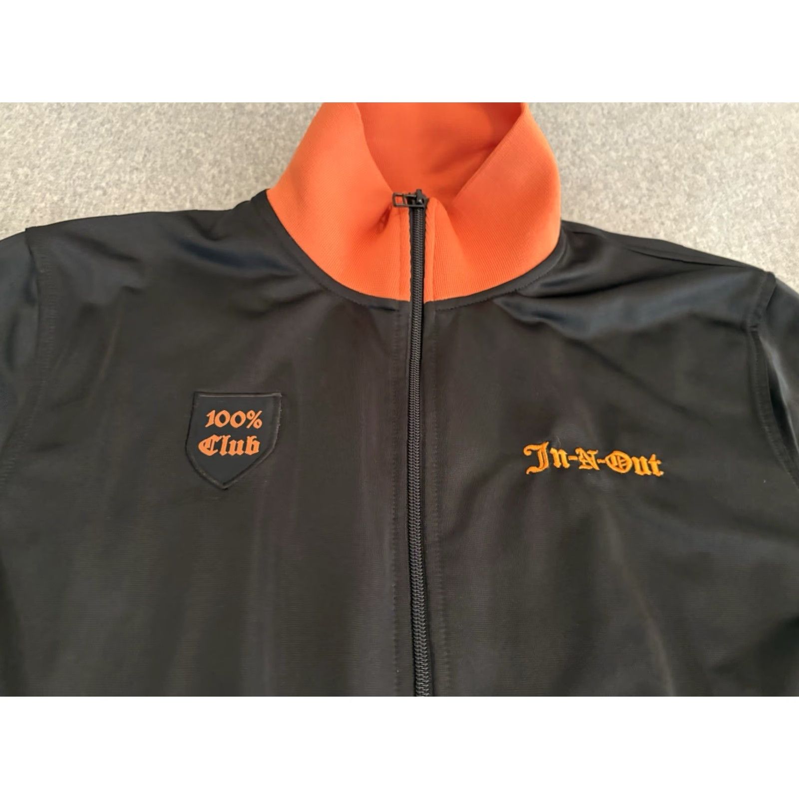 Vintage VINTAGE? (if applicable) In-N-Out Burger Jacket Black Polyester Full Zip Track Jacket Medium Men M Size US M / EU 48-50 / 2 - 3 Thumbnail