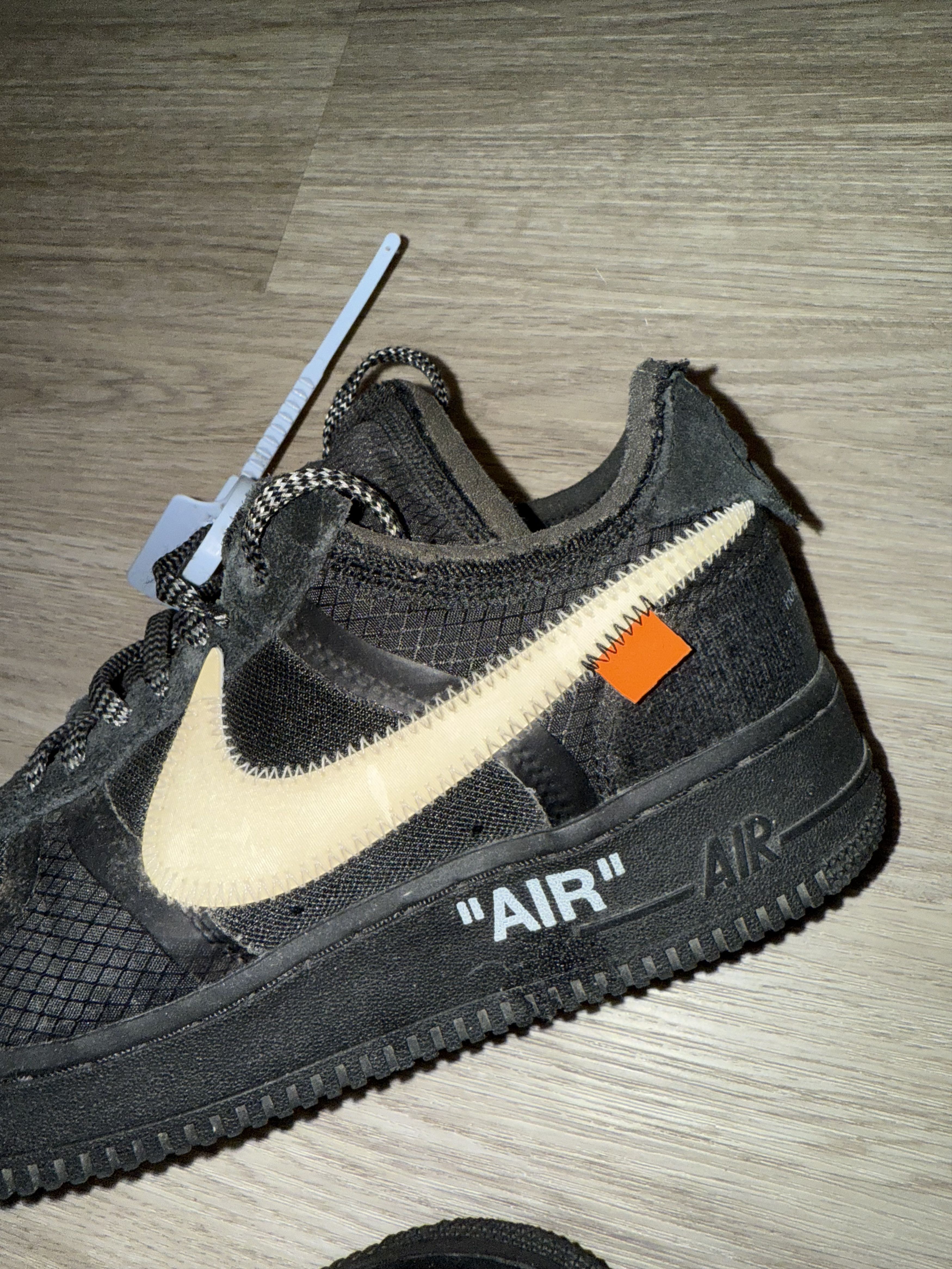 Nike × Off-White × Virgil Abloh Black Off White Air Force 1 Size US 8 / EU 41 - 2 Thumbnail