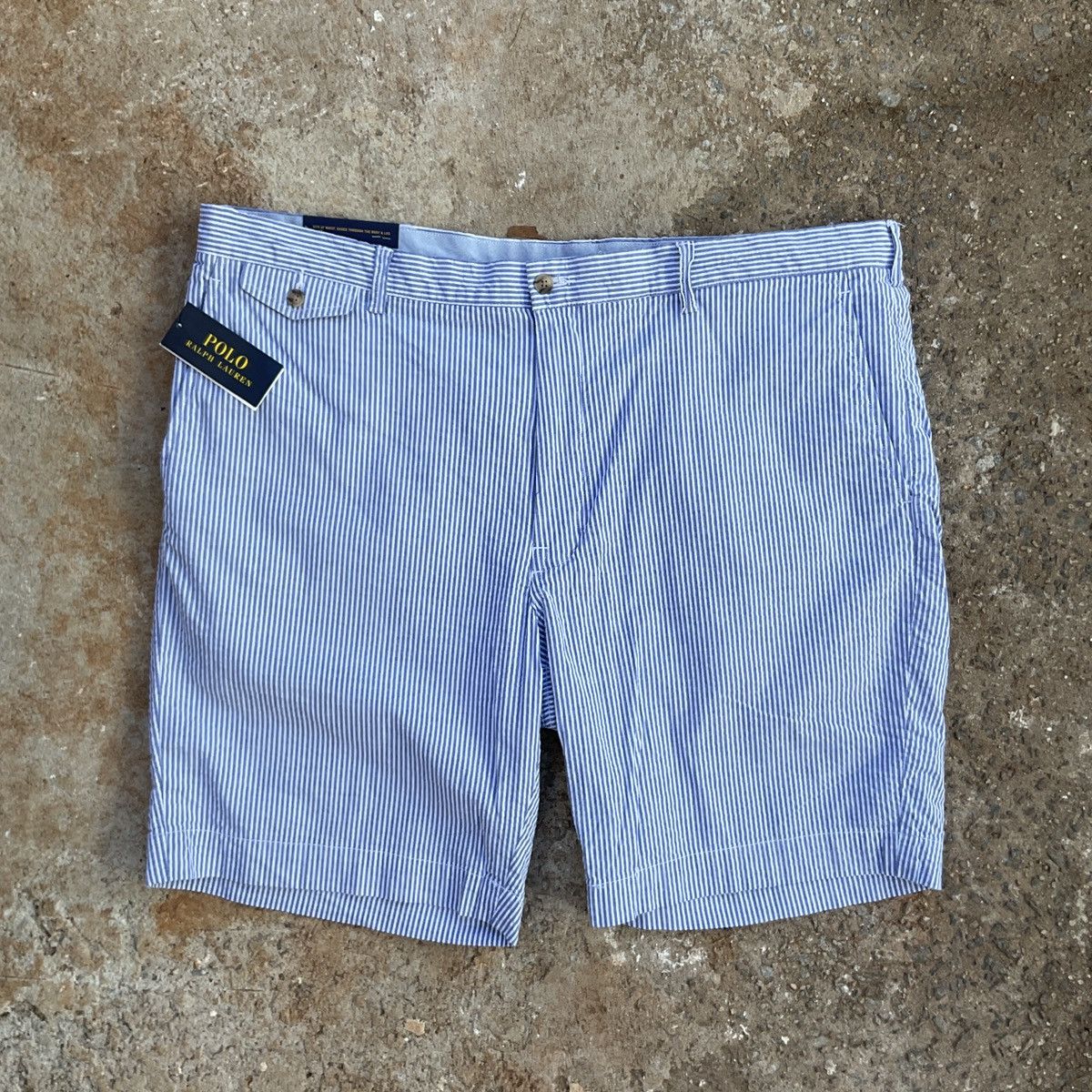 Polo Ralph Lauren Brand New Polo Ralph Lauren 9 Seersucker Golf Shorts Size US 42 / EU 58 - 1 Thumbnail