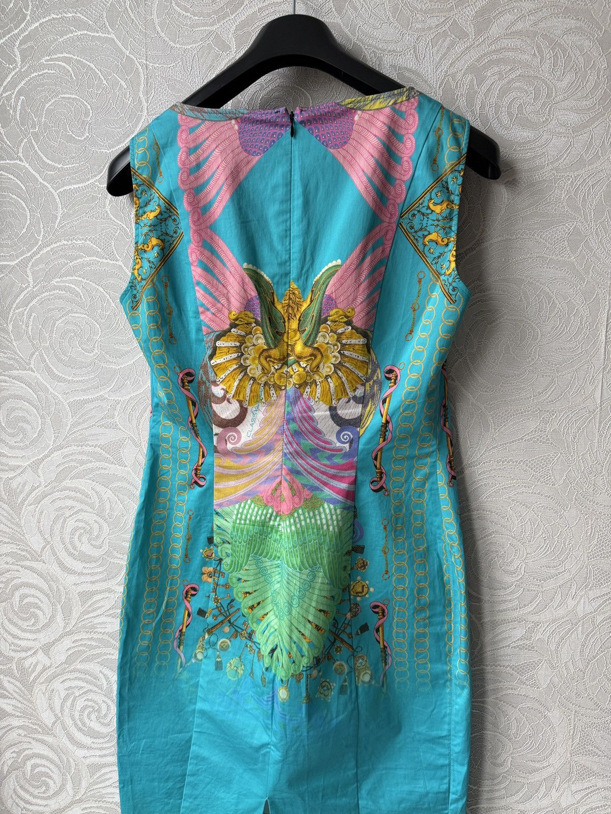 Cavalli Class Class Cavali Mid Lenght Multicolor Dress Womens IT 46 US 10 Size L / US 10 / IT 46 - 8 Thumbnail