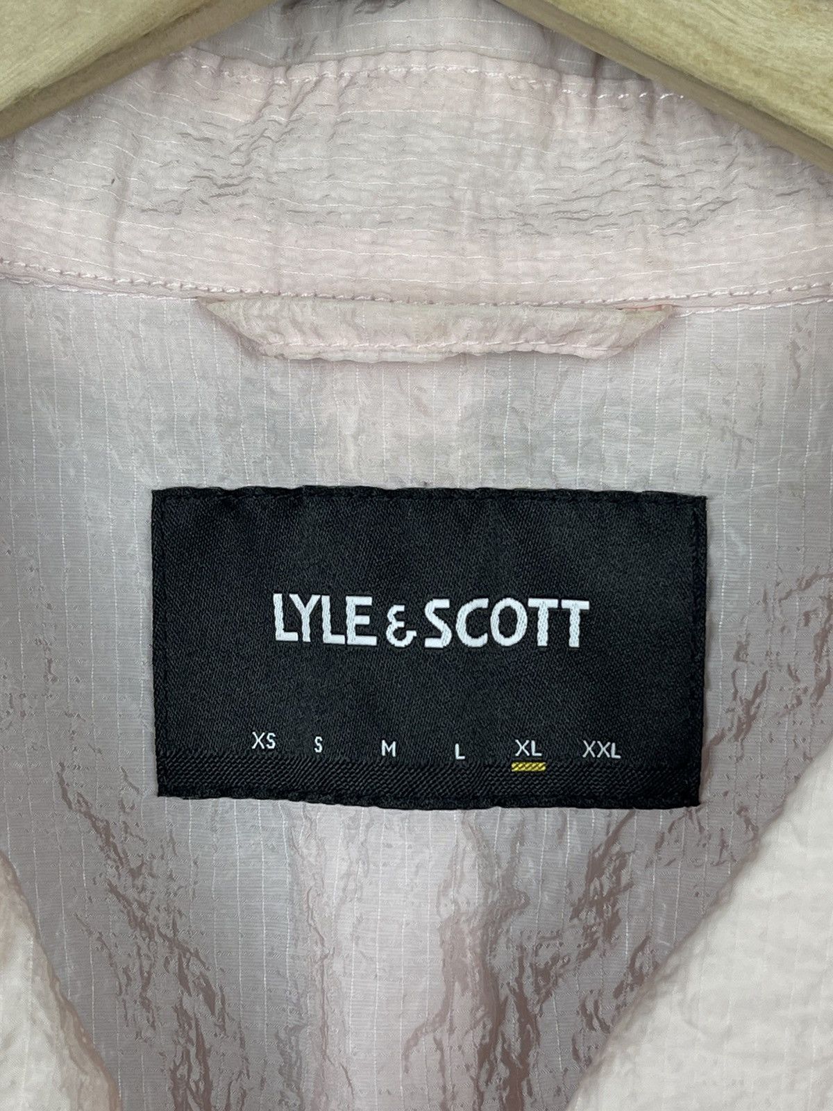 Lyle & Scott Lyle&Scott Casual Full Zip Pink Overshot Jacket Size XL Size US XL / EU 56 / 4 - 9 Thumbnail