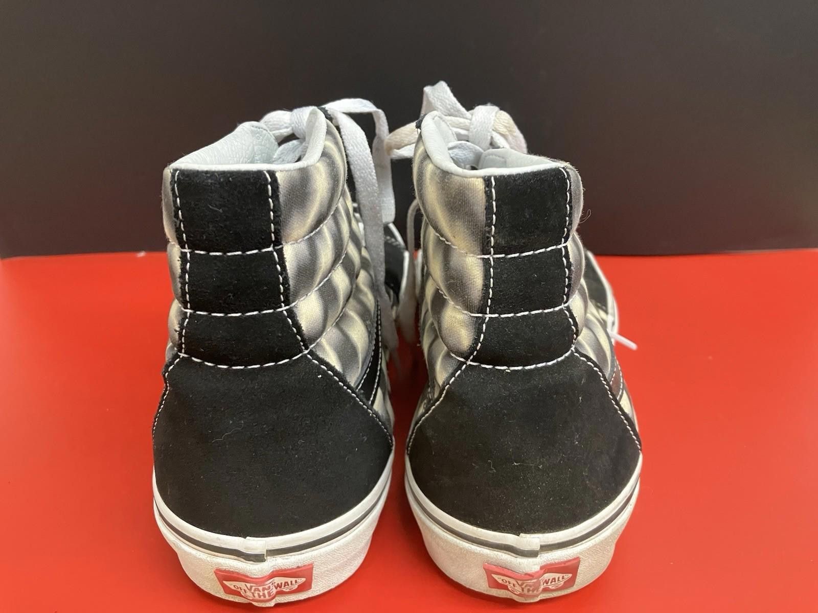 Vans Vans Sk8Hi Black Checker Old Skool Hi Top Skate Shoe Mens 10 Size US 10 / IT 40 - 4 Thumbnail