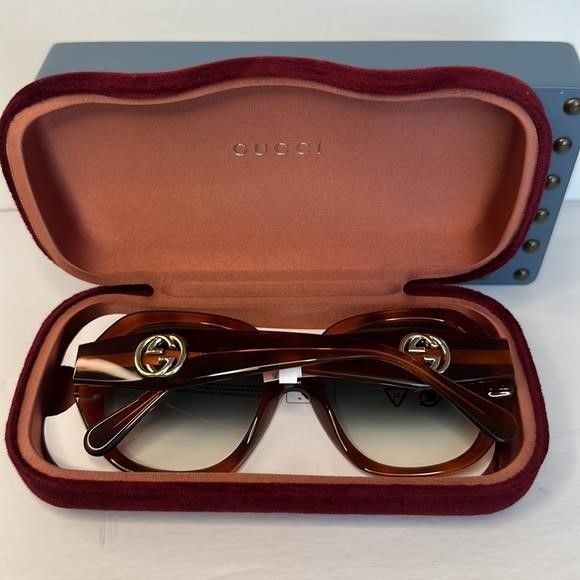 Gucci 💯 - New Authentic GUCCI GG0796S-003 Oversized Octagonal Su Size ONE SIZE - 3 Thumbnail