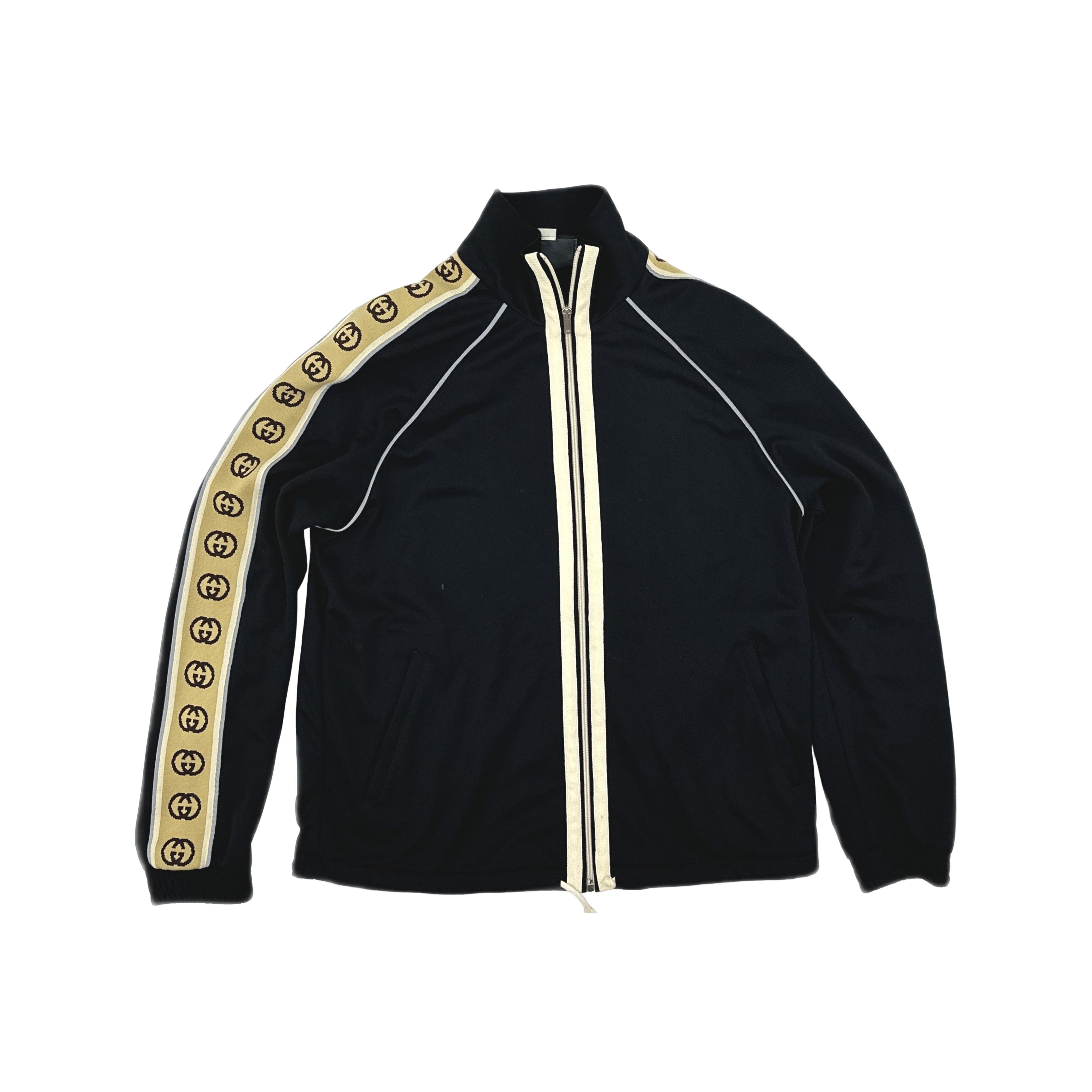 Gucci Gucci Logo Stripe Track Jacket Size M Size US M / EU 48-50 / 2 - 1 Thumbnail