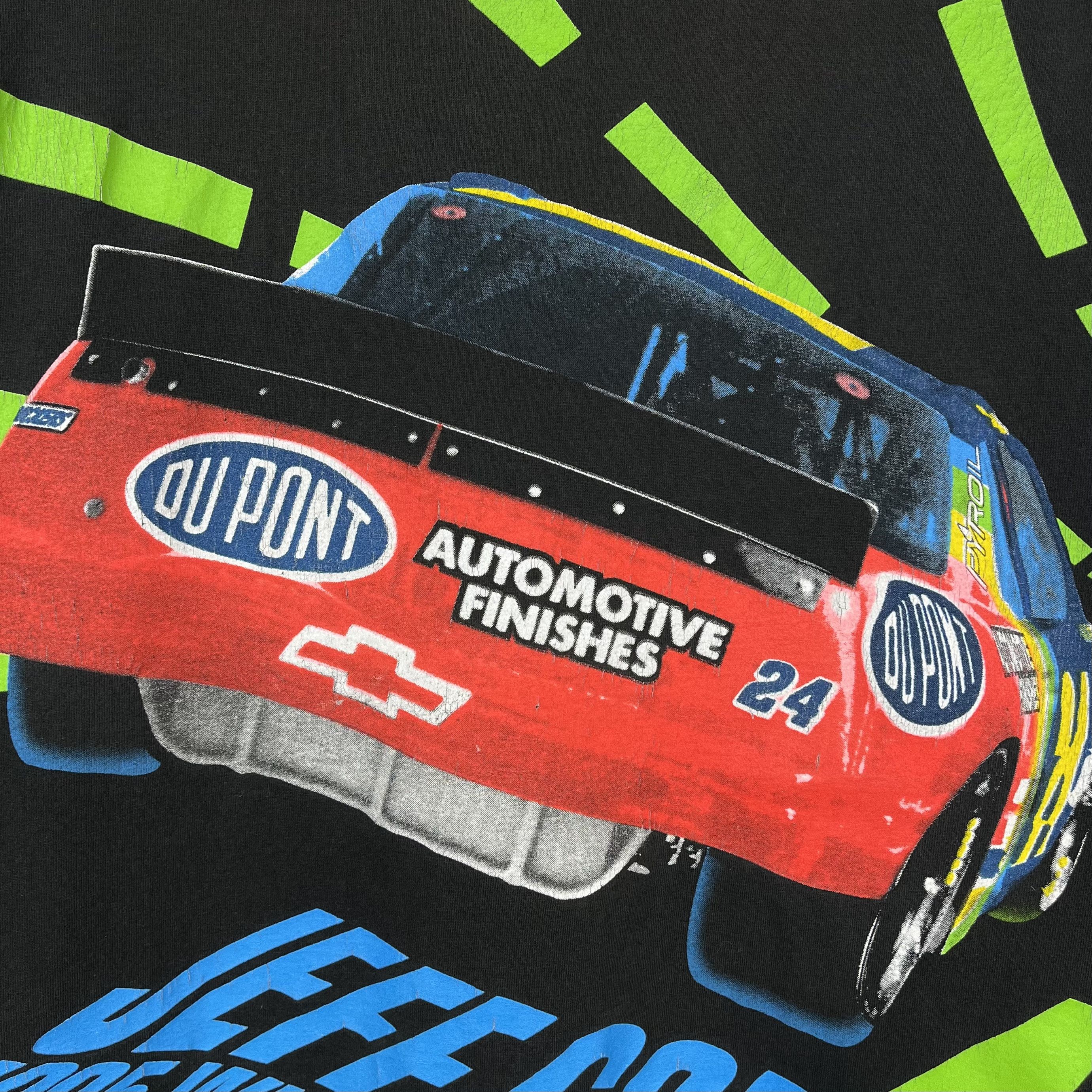 NASCAR Vintage NASCAR Jeff Gordon DuPont Racing T Shirt 1995 Size US L / EU 52-54 / 3 - 20 Thumbnail