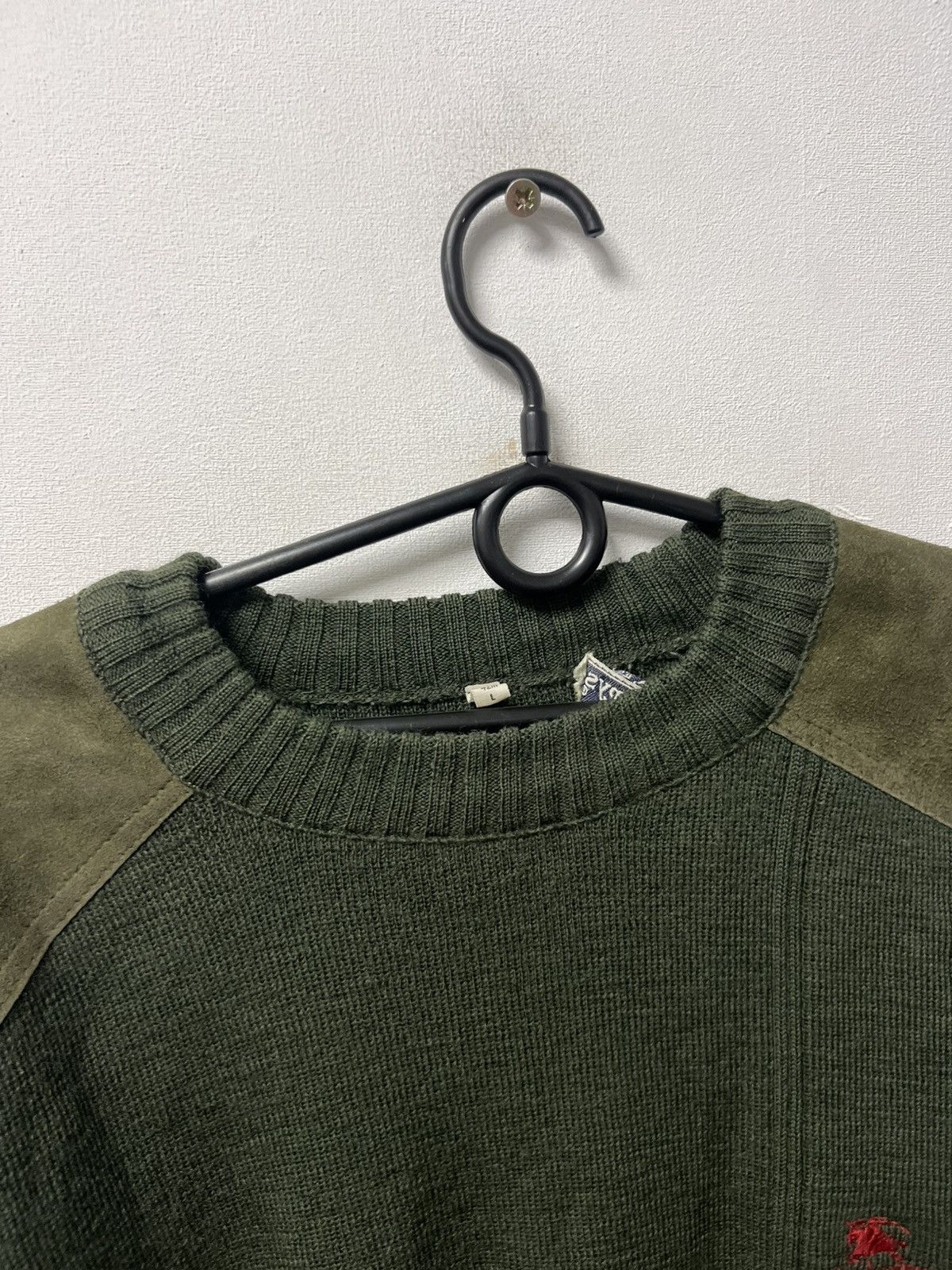 Burberry Vintage 90s Burberry’s Wool Sweater Heavy Knit Size US L / EU 52-54 / 3 - 5 Thumbnail