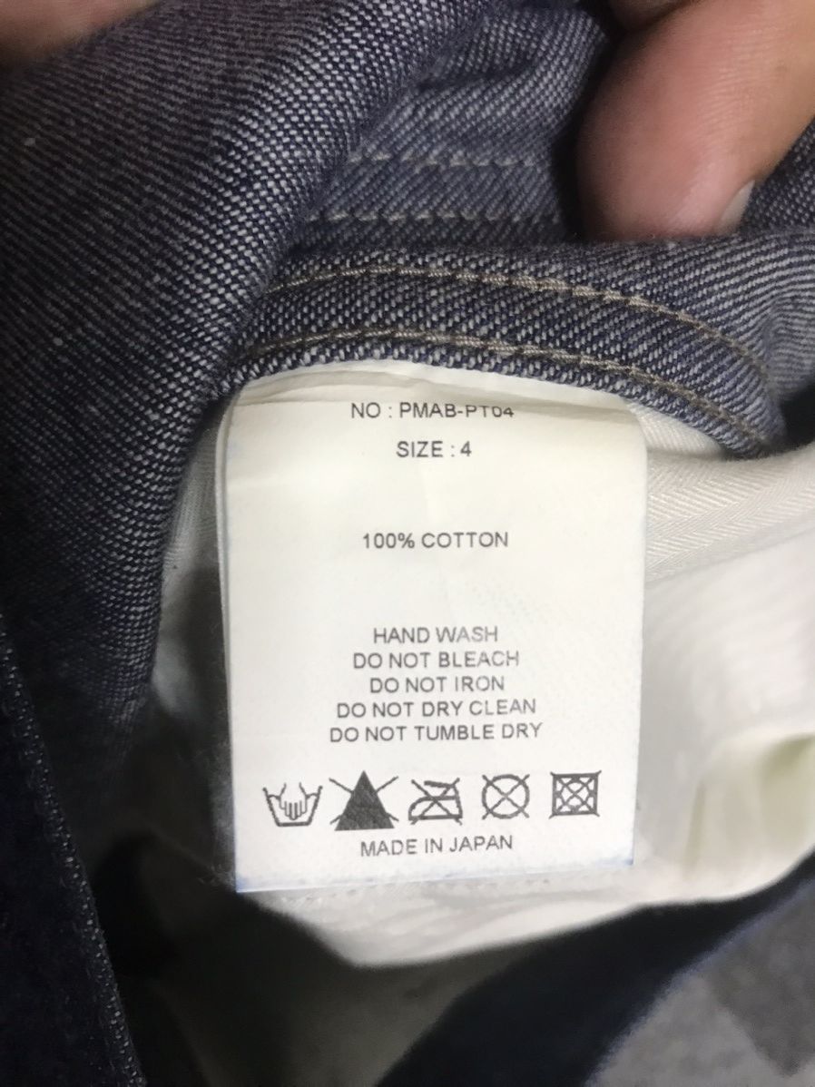 Japanese Brand PHIGVEL MAKERS MFG Navy Military Denim Size US 36 / EU 52 - 14 Thumbnail