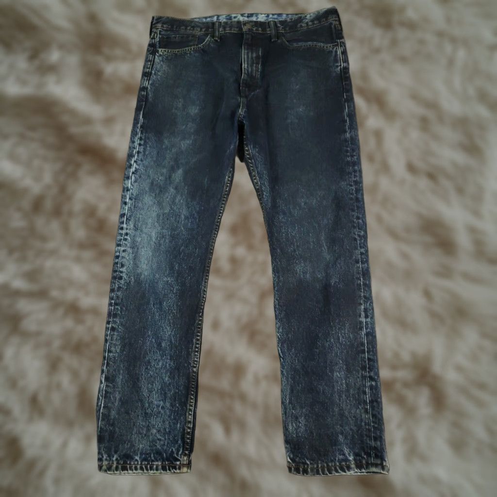 Levi's Levis 522 Jeans Mens Blue Slim Taper Leg Denim Pants Size 36x30 Size US 36 / EU 52 - 1 Thumbnail