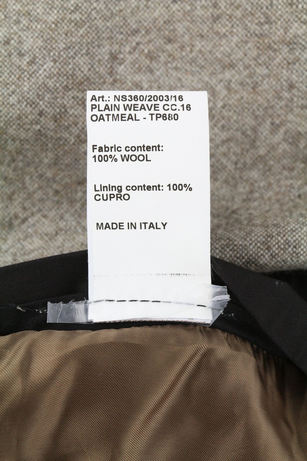 R13 EXPORED SEAM 27 Melange Beige Wool Flared Leg RRP799 86549 Size 27" / US 4 / IT 40 - 8 Thumbnail