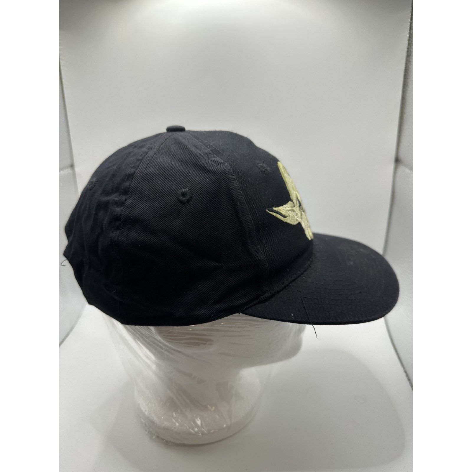 Star Wars Vintage 1996 Star Wars Yoda Snapback Hat Black Size ONE SIZE - 4 Thumbnail
