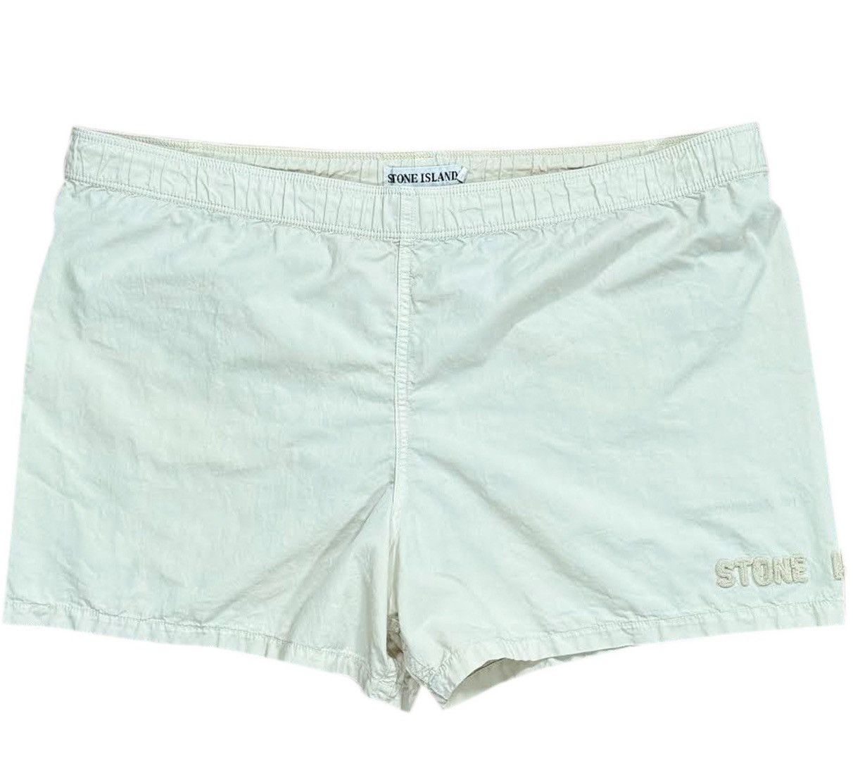 Vintage Stone Island Beige Cotton Shorts (Size 52)