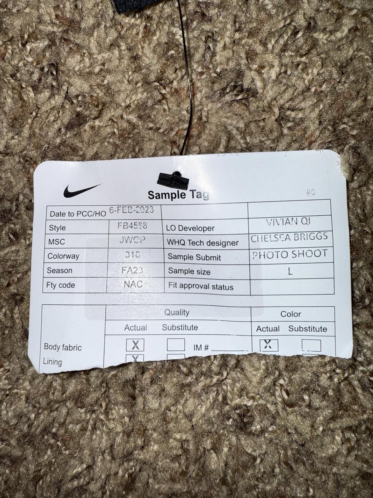 Nike Jordan Women’s Heritage Sports Diamond Shorts Sample Size 36" / US 14 / IT 50 - 8 Thumbnail