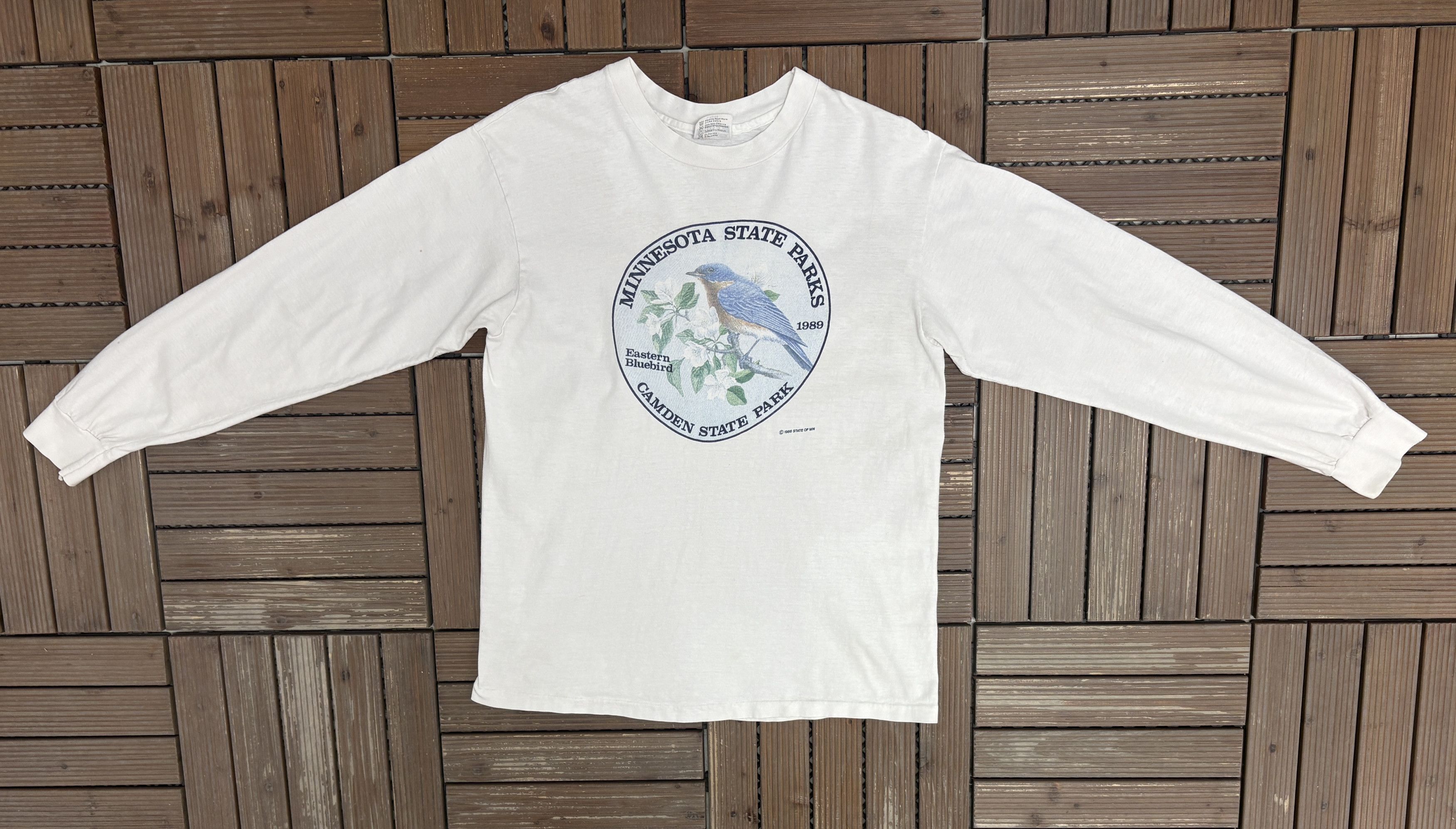 Vintage Minnesota Camden State Park Vintage White T-Shirt Tee Size US L / EU 52-54 / 3 - 6 Thumbnail