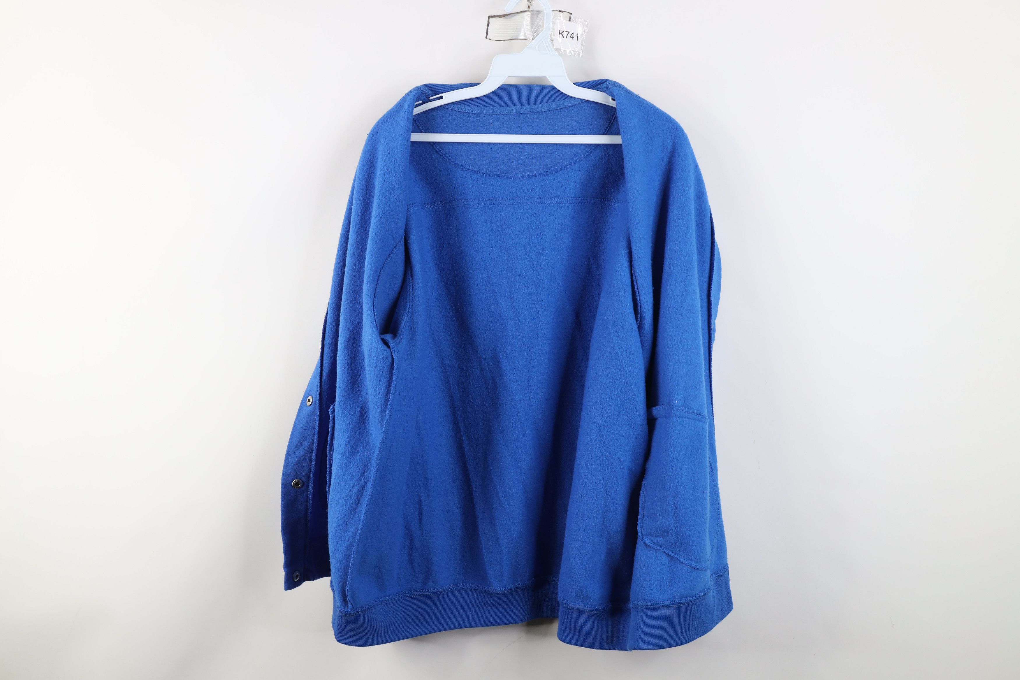 Vintage Vintage 90s Streetwear Cardigan Sweatshirt Jacket Swacket Size L / US 10 / IT 46 - 9 Thumbnail