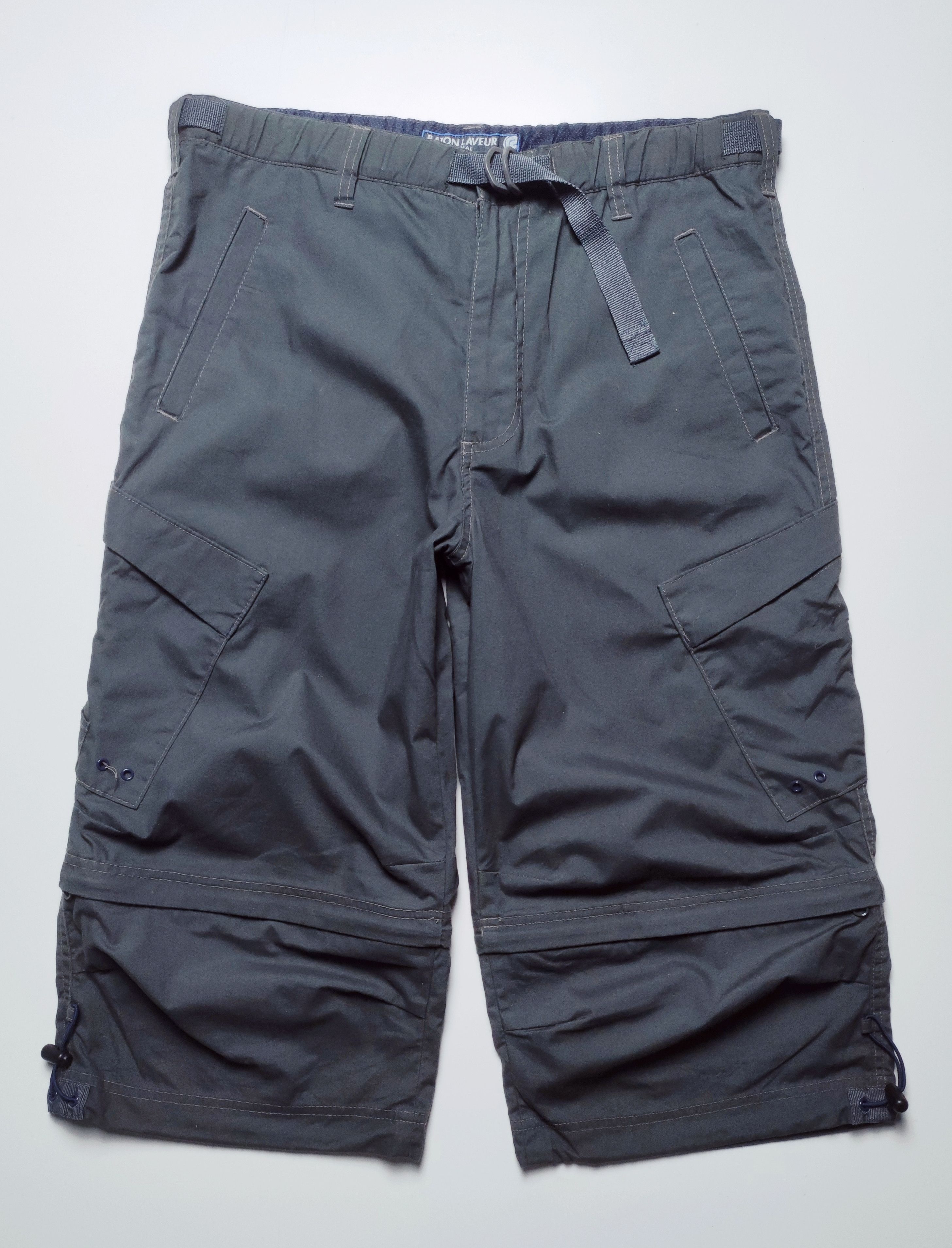 Japanese Brand Raton Laveur Baggy Multipocket Cargo 3/4 Skate Pants Size US 36 / EU 52 - 1 Thumbnail